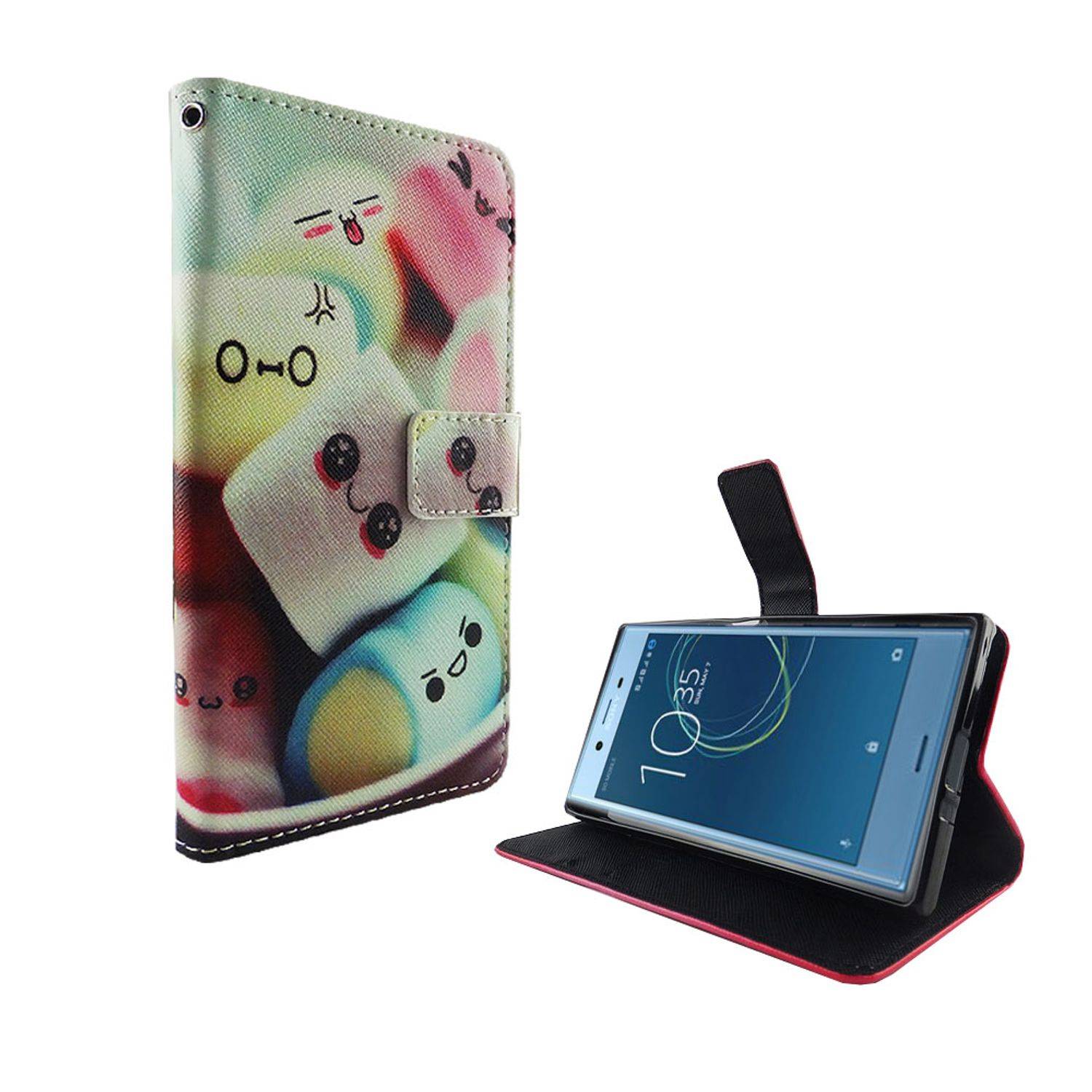 Sony Xperia XZs Handyhülle Bookcover Mehrfarbig