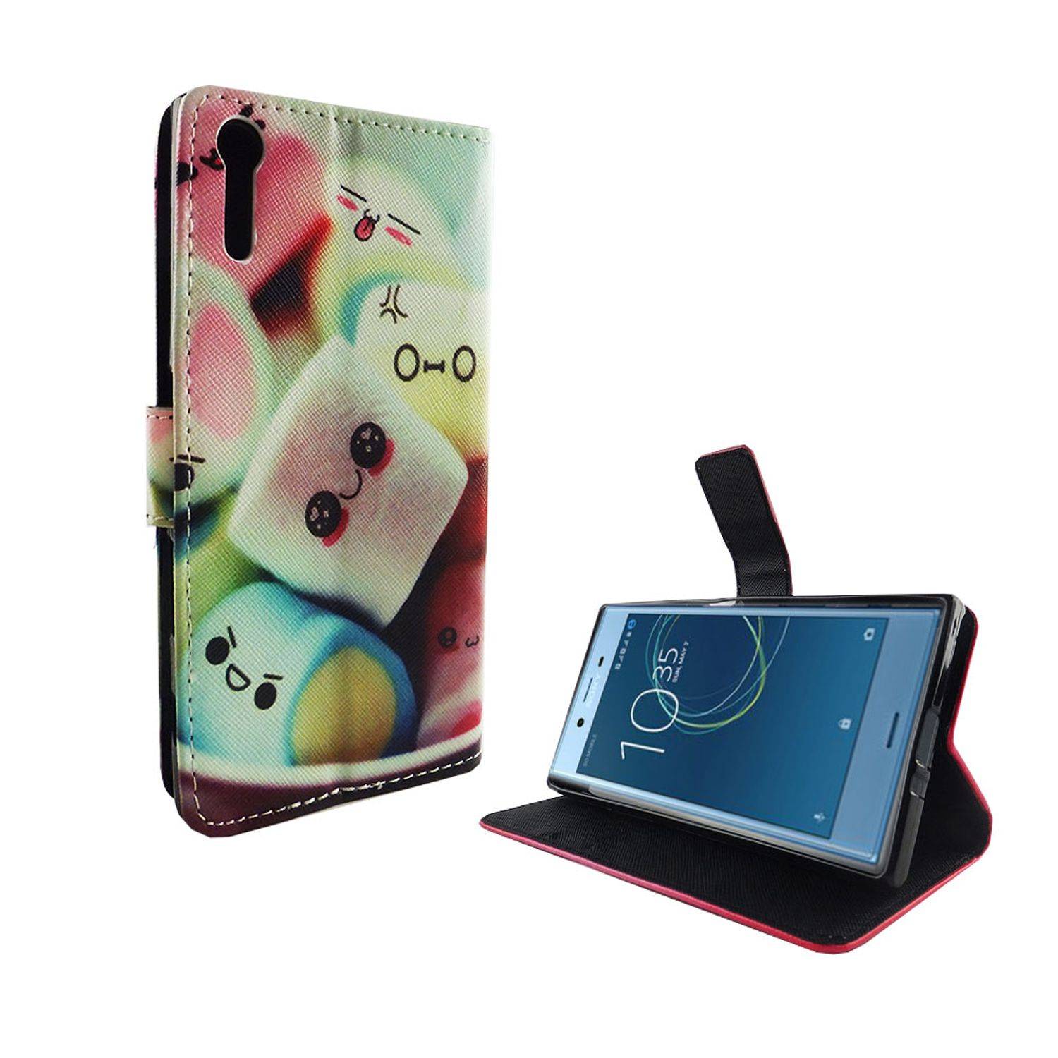 Sony Xperia XZs Handyhülle Bookcover Mehrfarbig