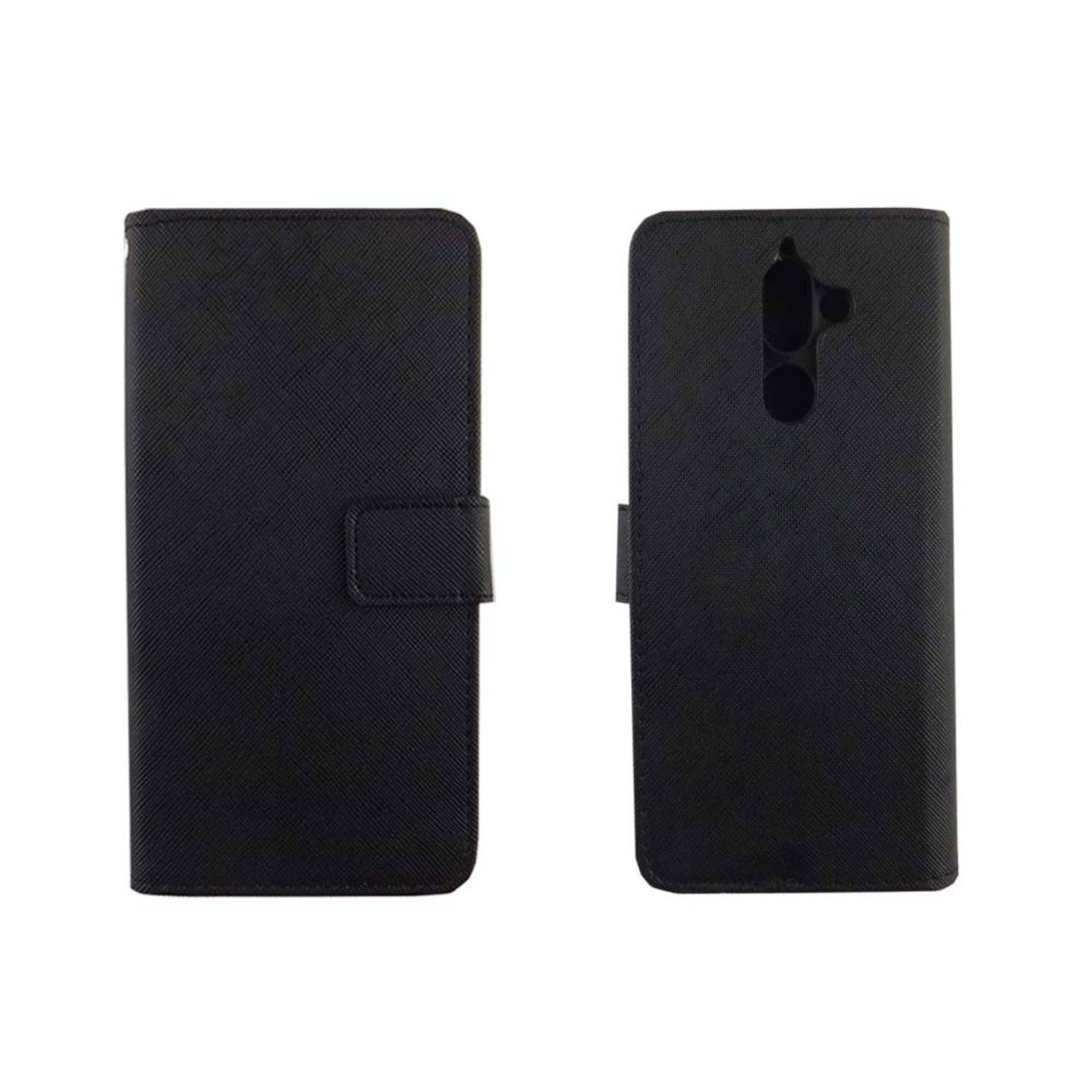 Nokia 7 Plus Handyhülle Bookcover Schwarz