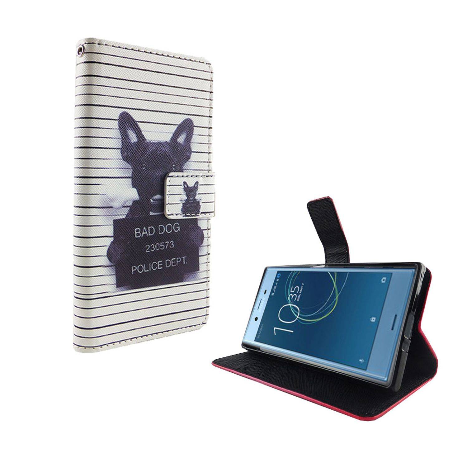 Sony Xperia XZs Handyhülle Bookcover Weiß