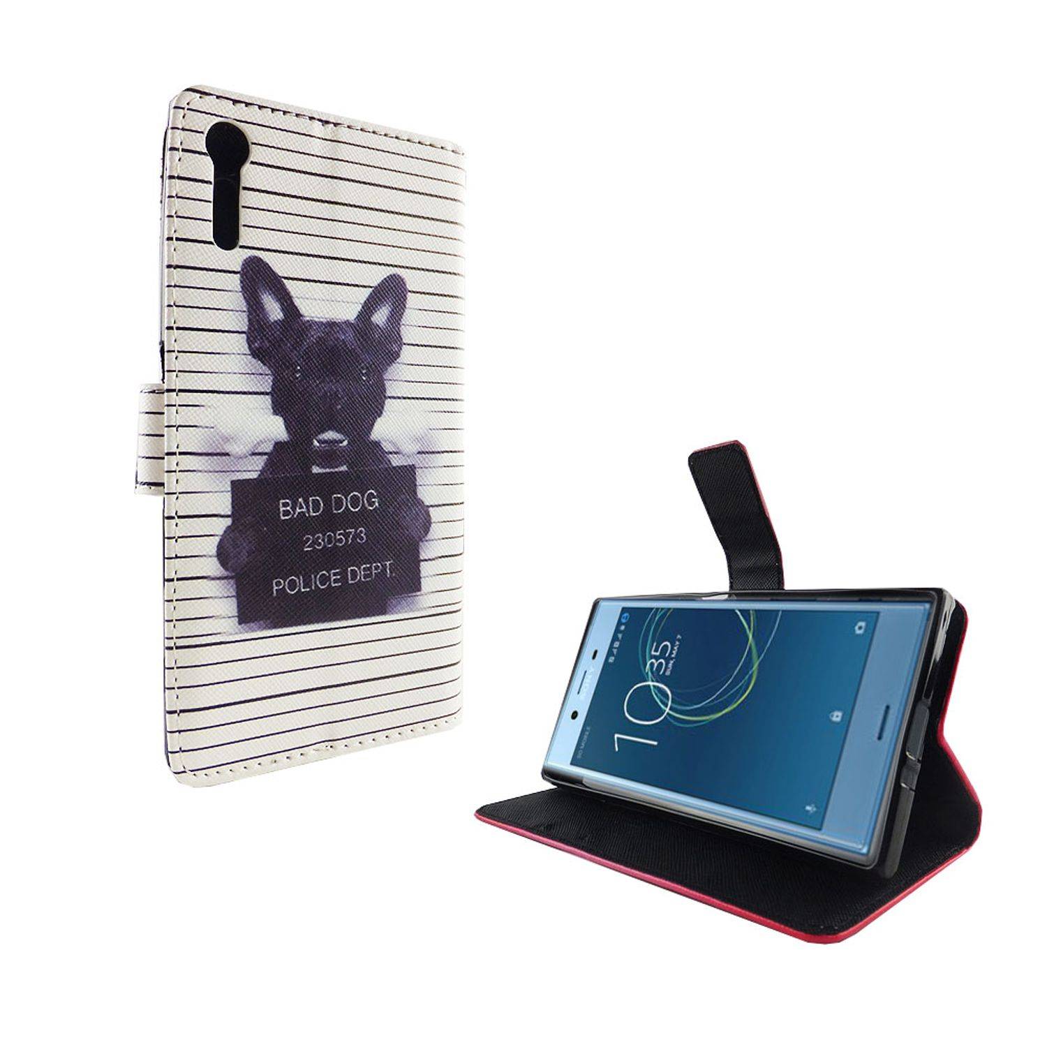 Sony Xperia XZs Handyhülle Bookcover Weiß