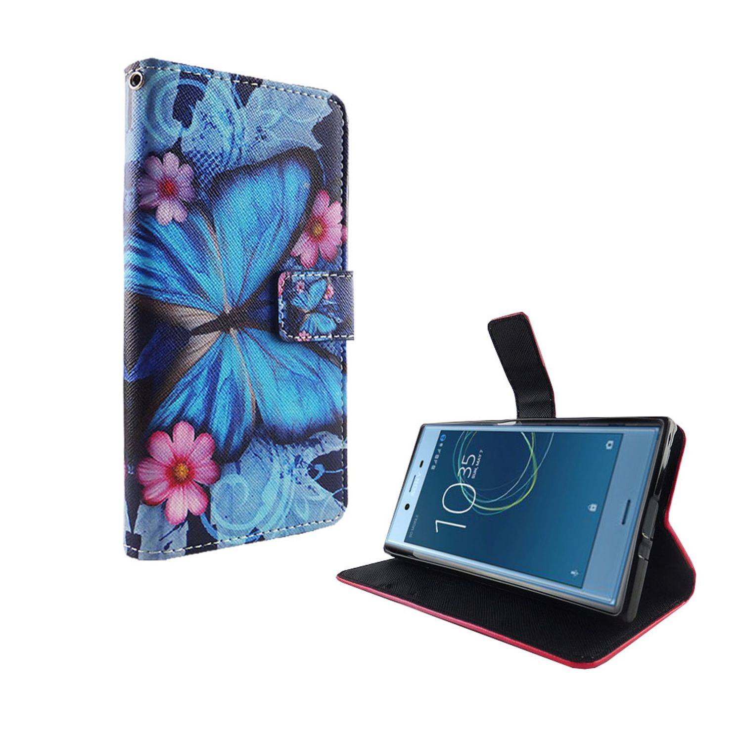 Sony Xperia XZs Handyhülle Bookcover Blau