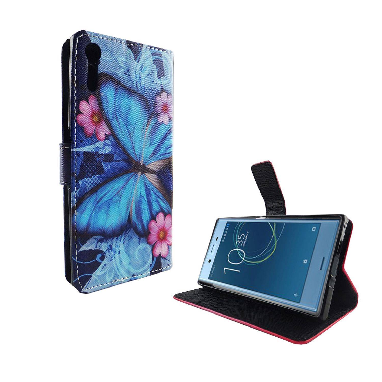Sony Xperia XZs Handyhülle Bookcover Blau