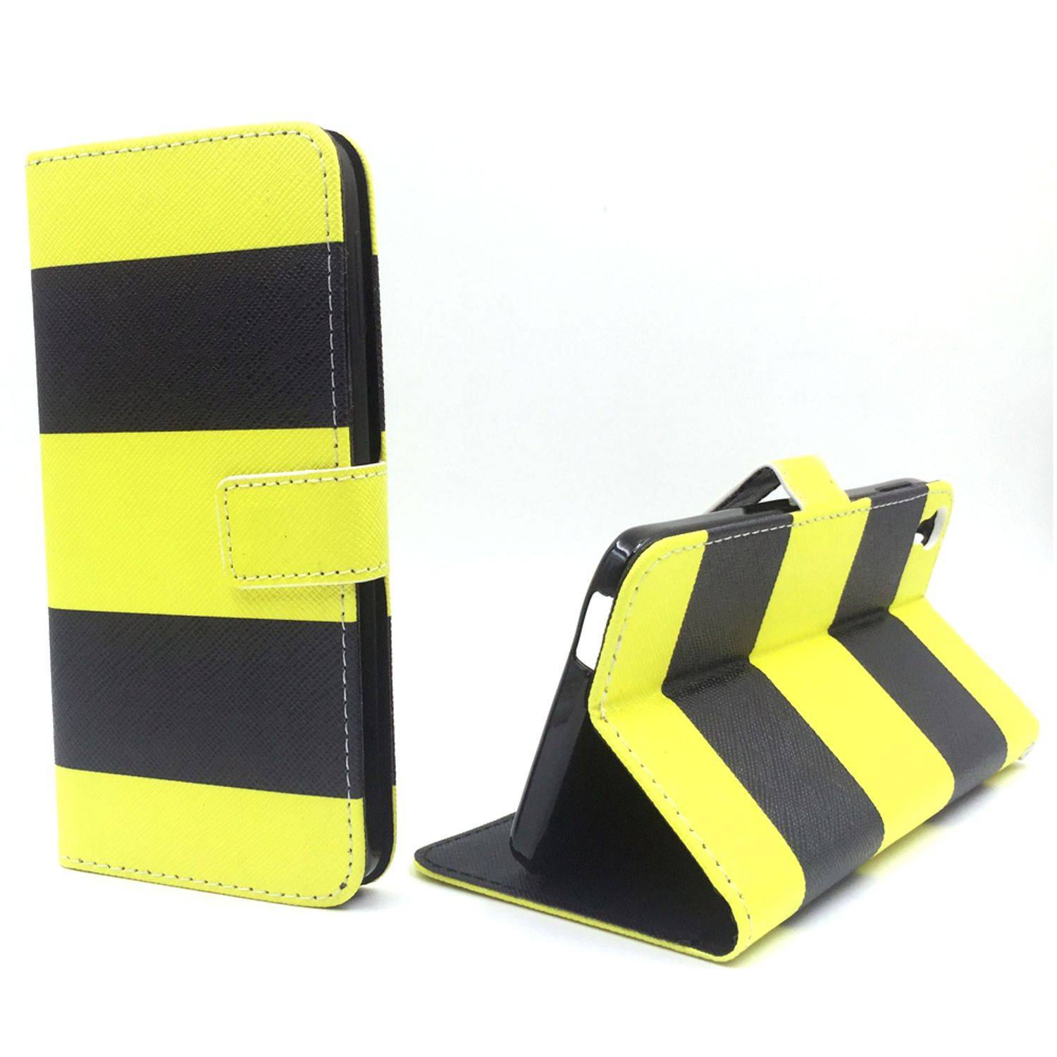 Alcatel Idol 3 5,5 Zoll Handyhülle Bookcover Gelb