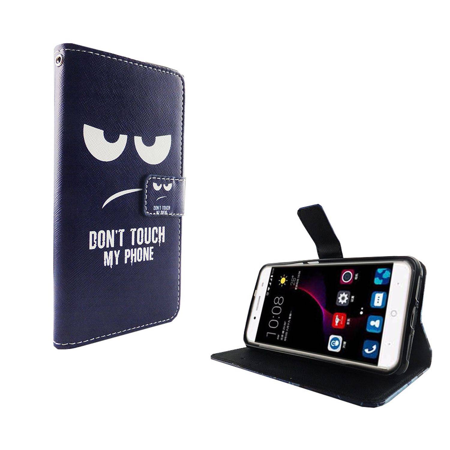 ZTE Blade A2 Plus Handyhülle Bookcover Blau