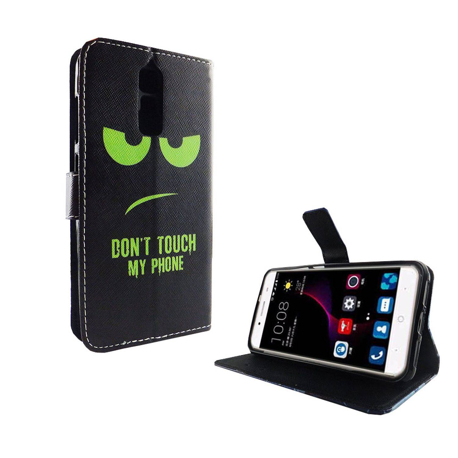 ZTE Blade A2 Plus Handyhülle Bookcover Schwarz