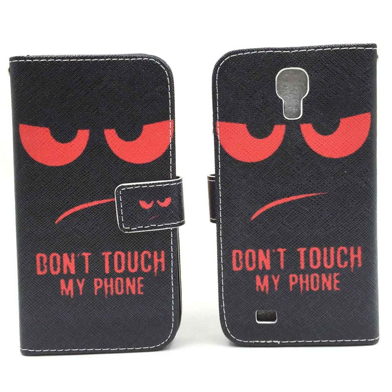 Samsung Galaxy S4 Handyhülle Bookcover Schwarz
