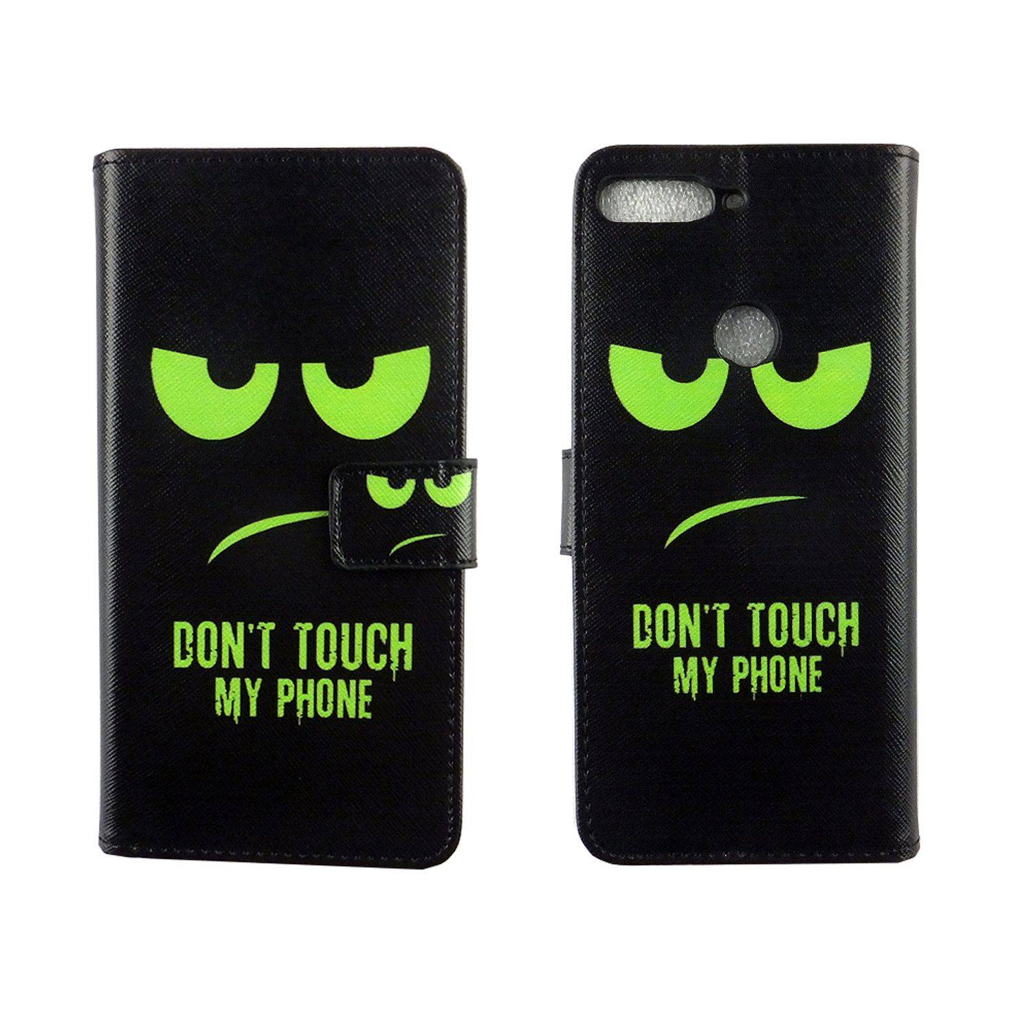 Huawei Honor 7C Handyhülle Bookcover Grün