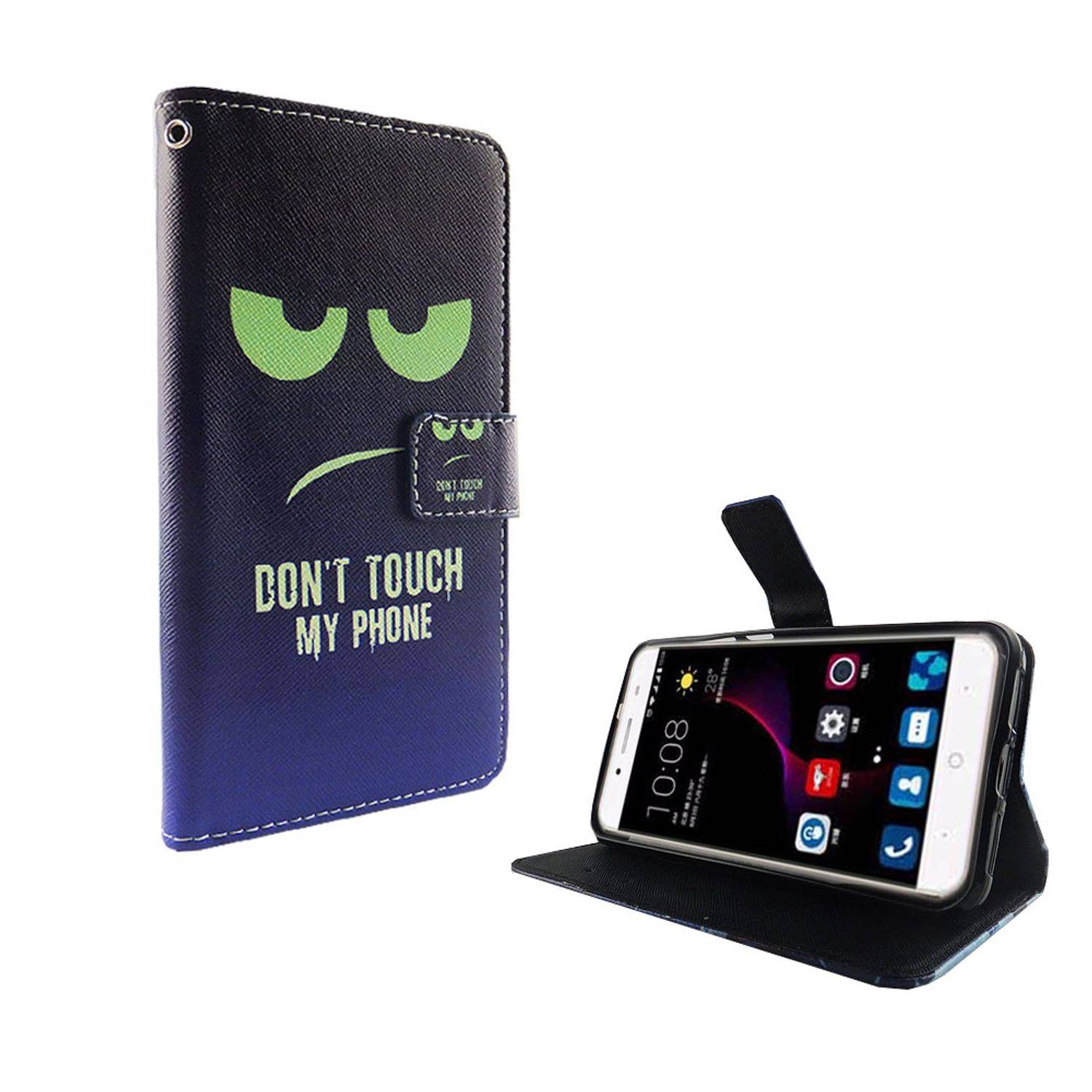 ZTE Blade A2 Plus Handyhülle Bookcover Blau