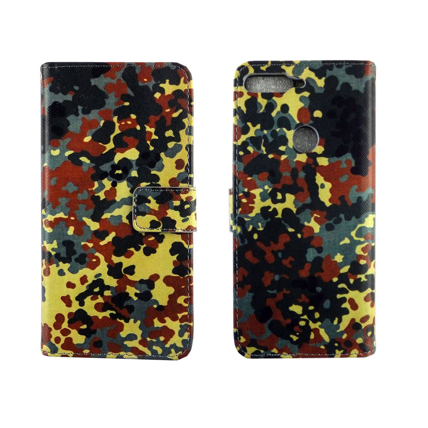 Huawei Honor 7C Handyhülle Bookcover Mehrfarbig