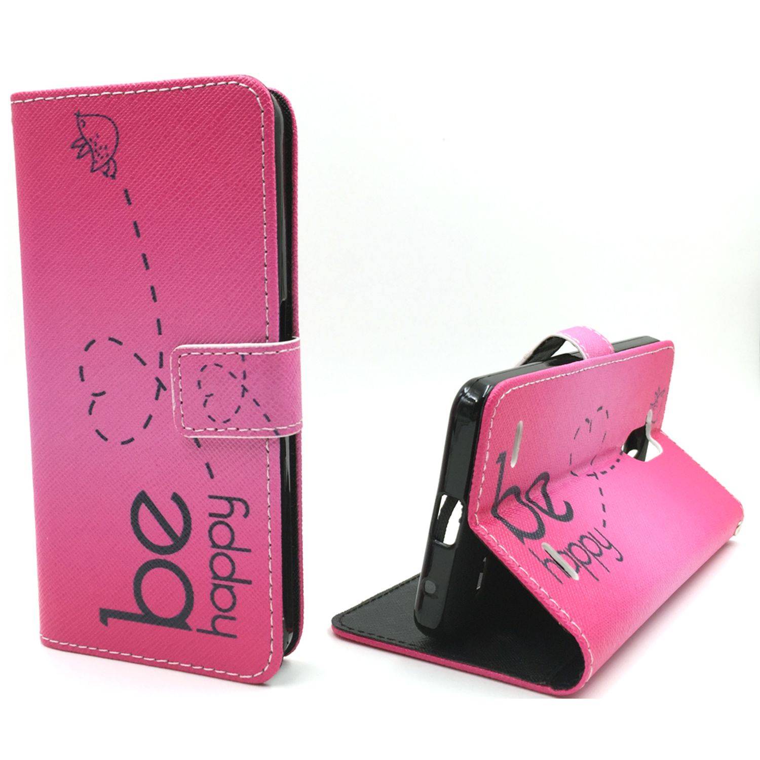 ZTE Blade V7 Lite Handyhülle Bookcover Rosa