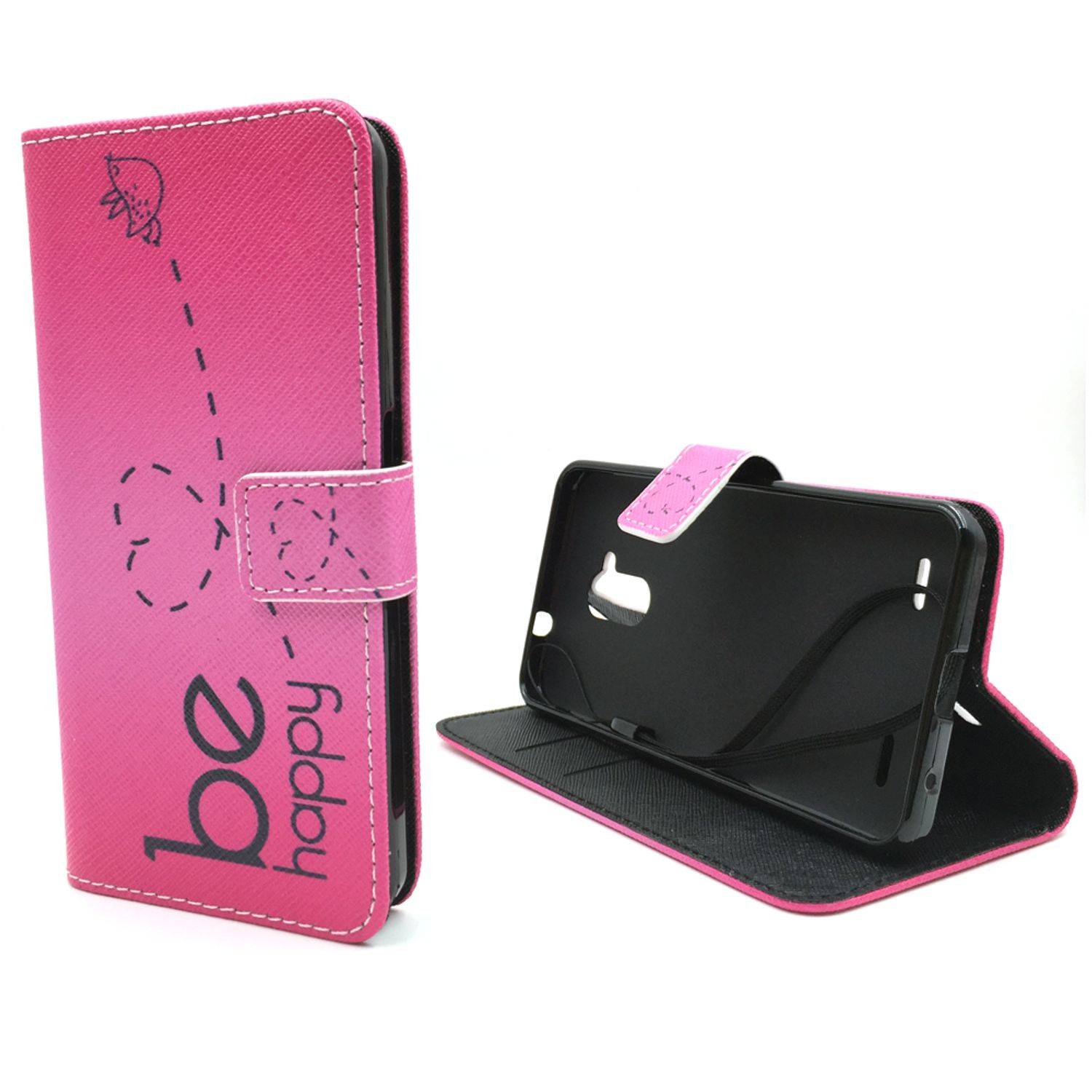 ZTE Blade V7 Lite Handyhülle Bookcover Rosa