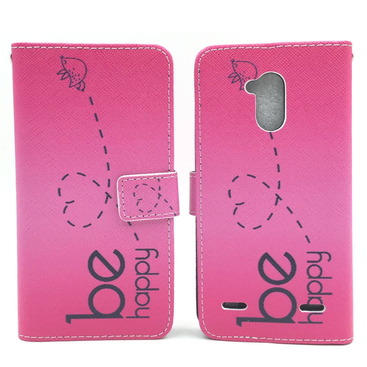 ZTE Blade V7 Lite Handyhülle Bookcover Rosa