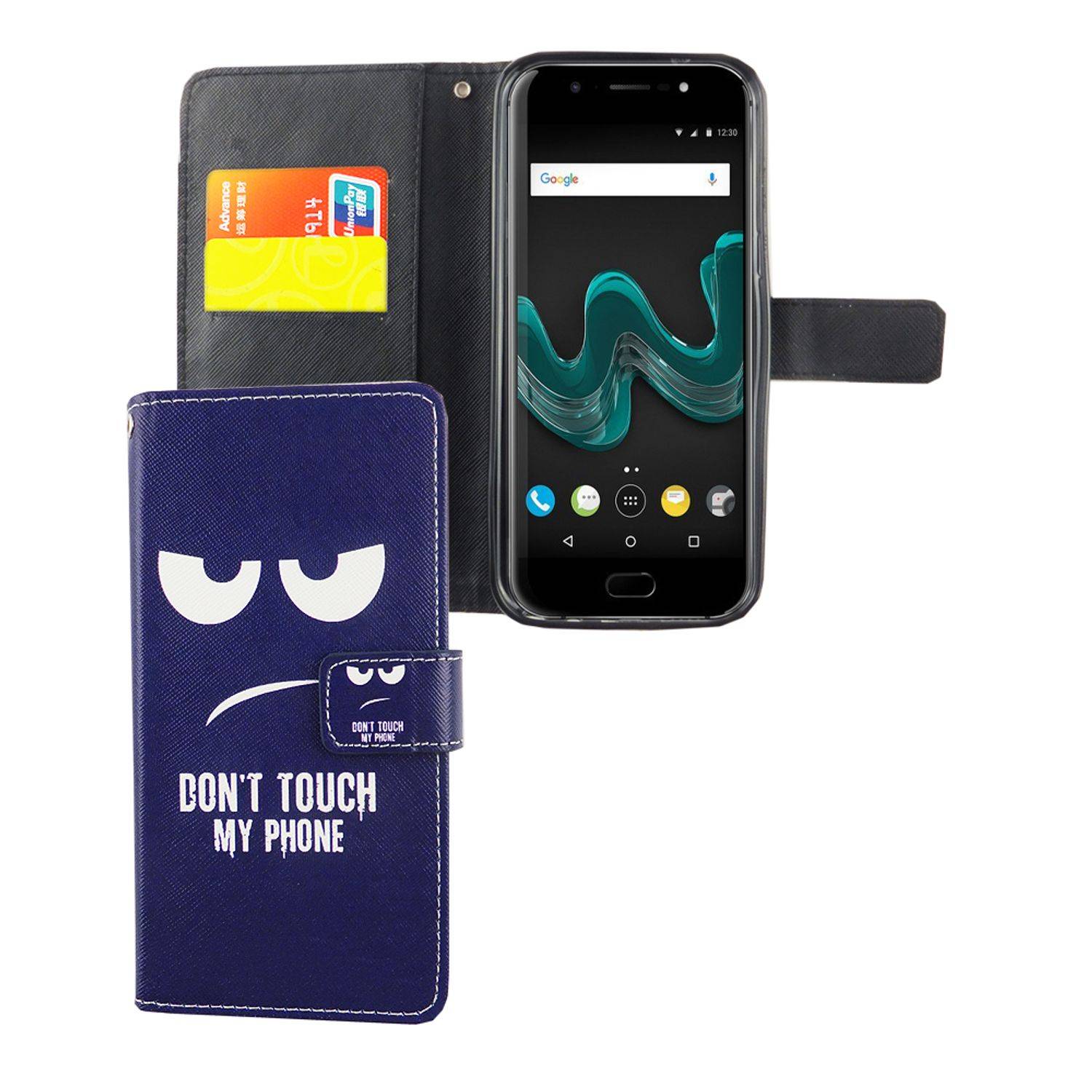 Wiko Wim Handyhülle Bookcover Rosa