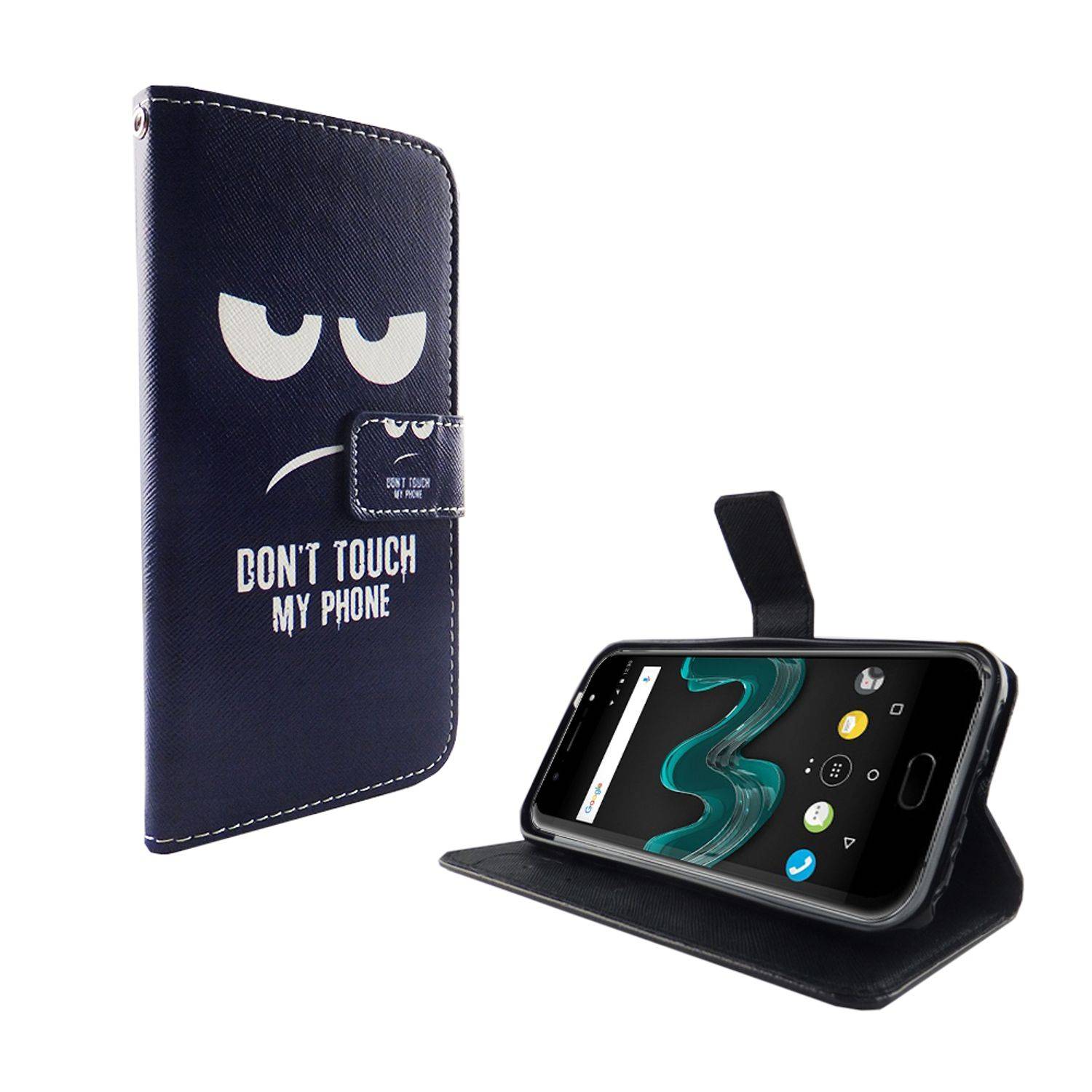 Wiko Wim Handyhülle Bookcover Rosa