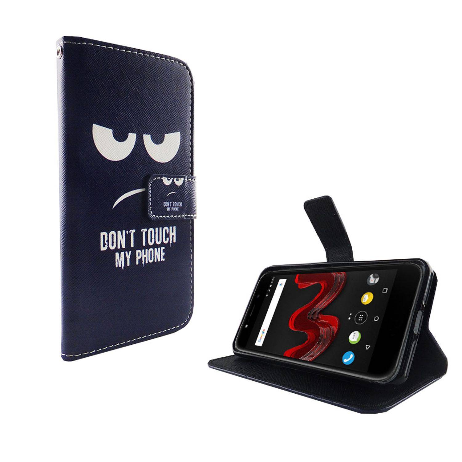 Wiko Wim Lite Handyhülle Bookcover Rosa