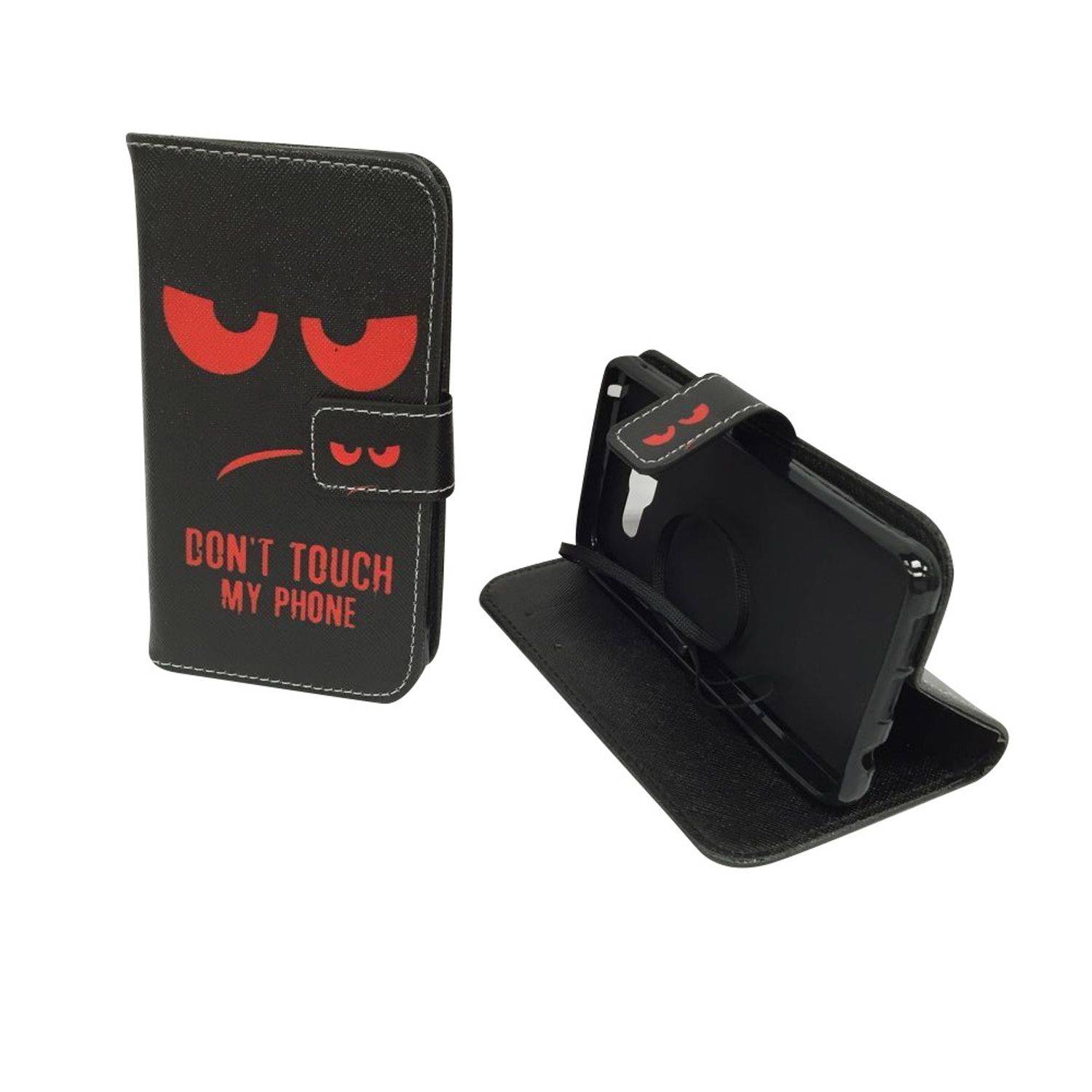 Samsung Galaxy A3 (2016) Handyhülle Bookcover Schwarz
