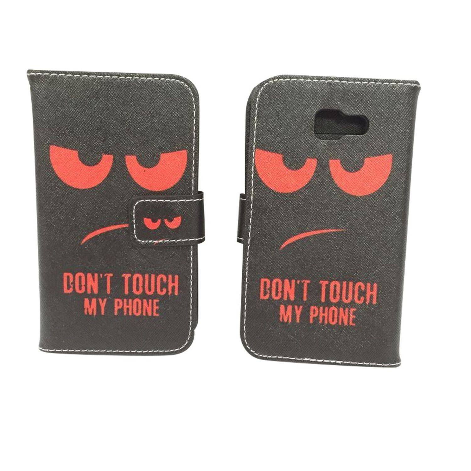 Samsung Galaxy A3 (2016) Handyhülle Bookcover Schwarz