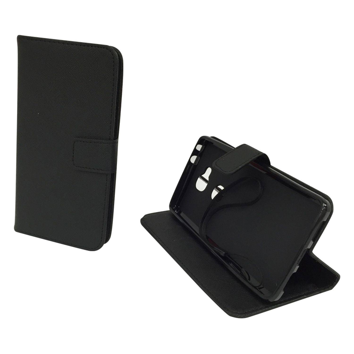 Huawei Honor 5X Handyhülle Bookcover Schwarz