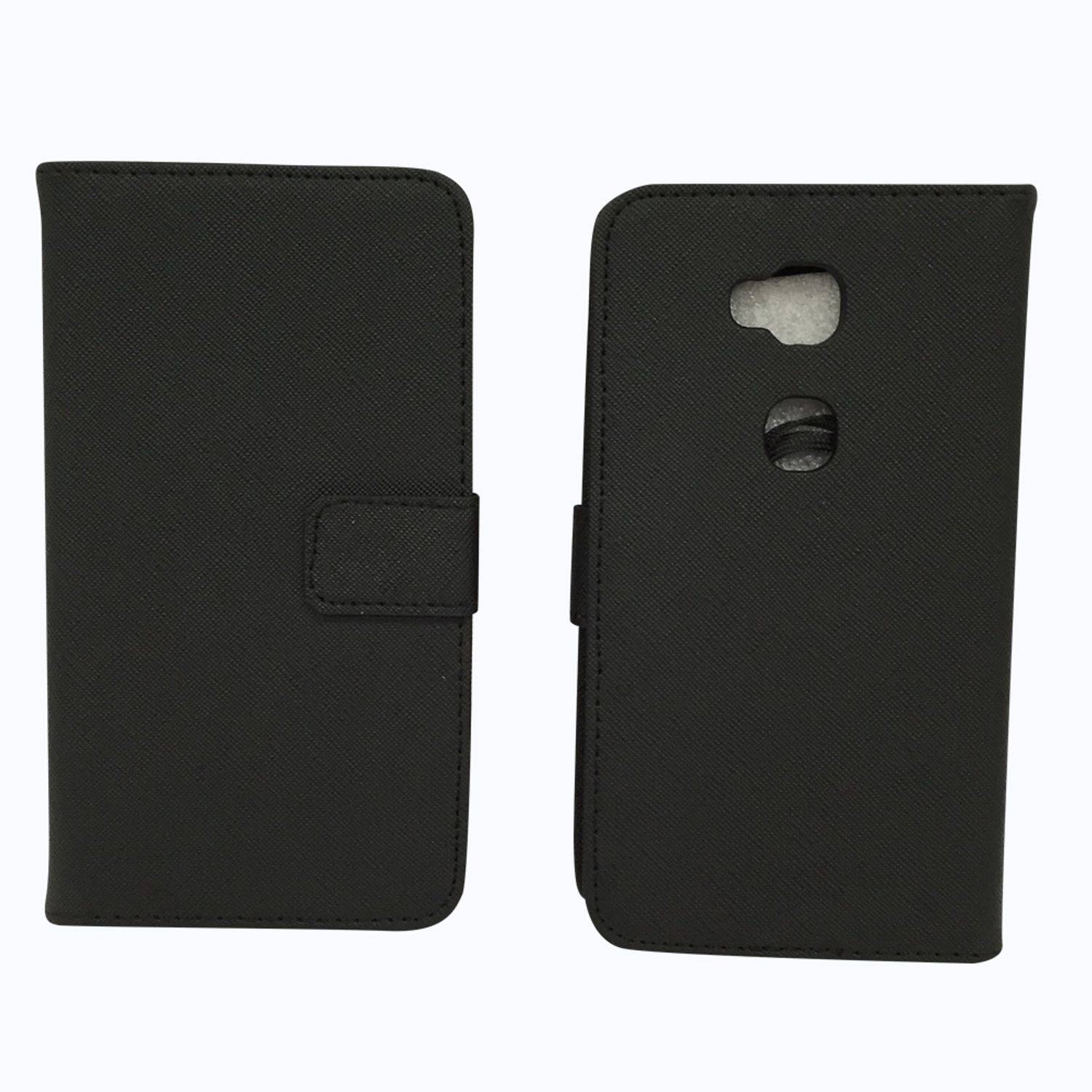 Huawei Honor 5X Handyhülle Bookcover Schwarz