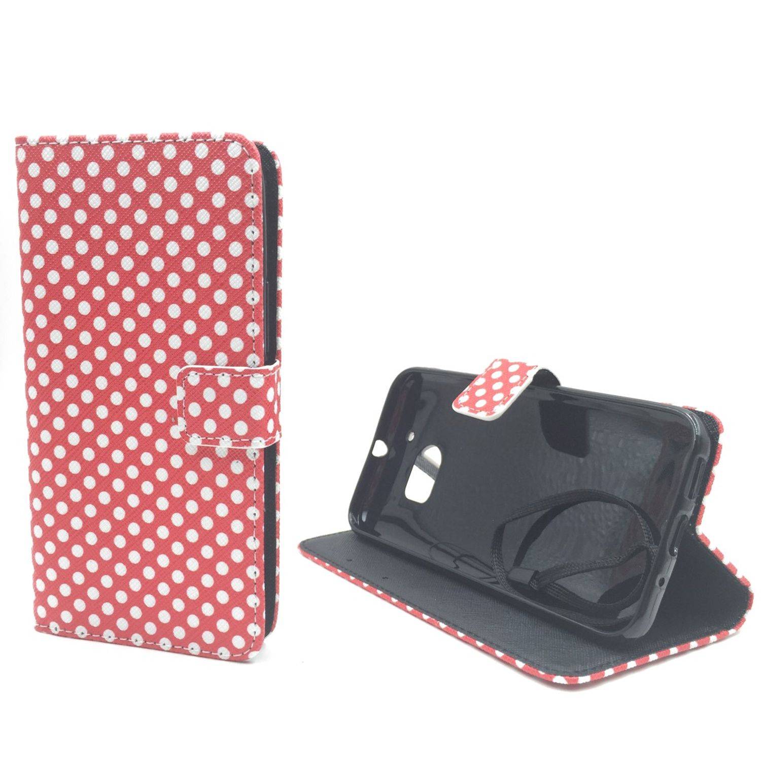 HTC 10 Handyhülle Bookcover Rot