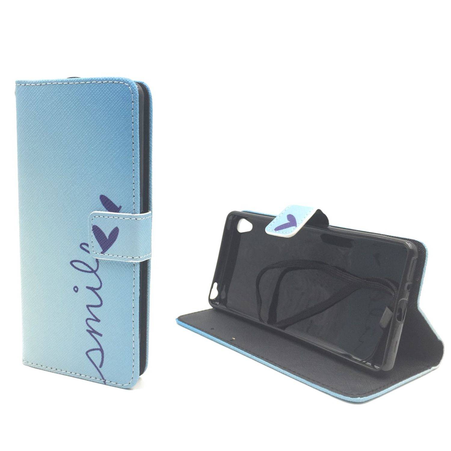 Sony Xperia XA Handyhülle Bookcover Blau
