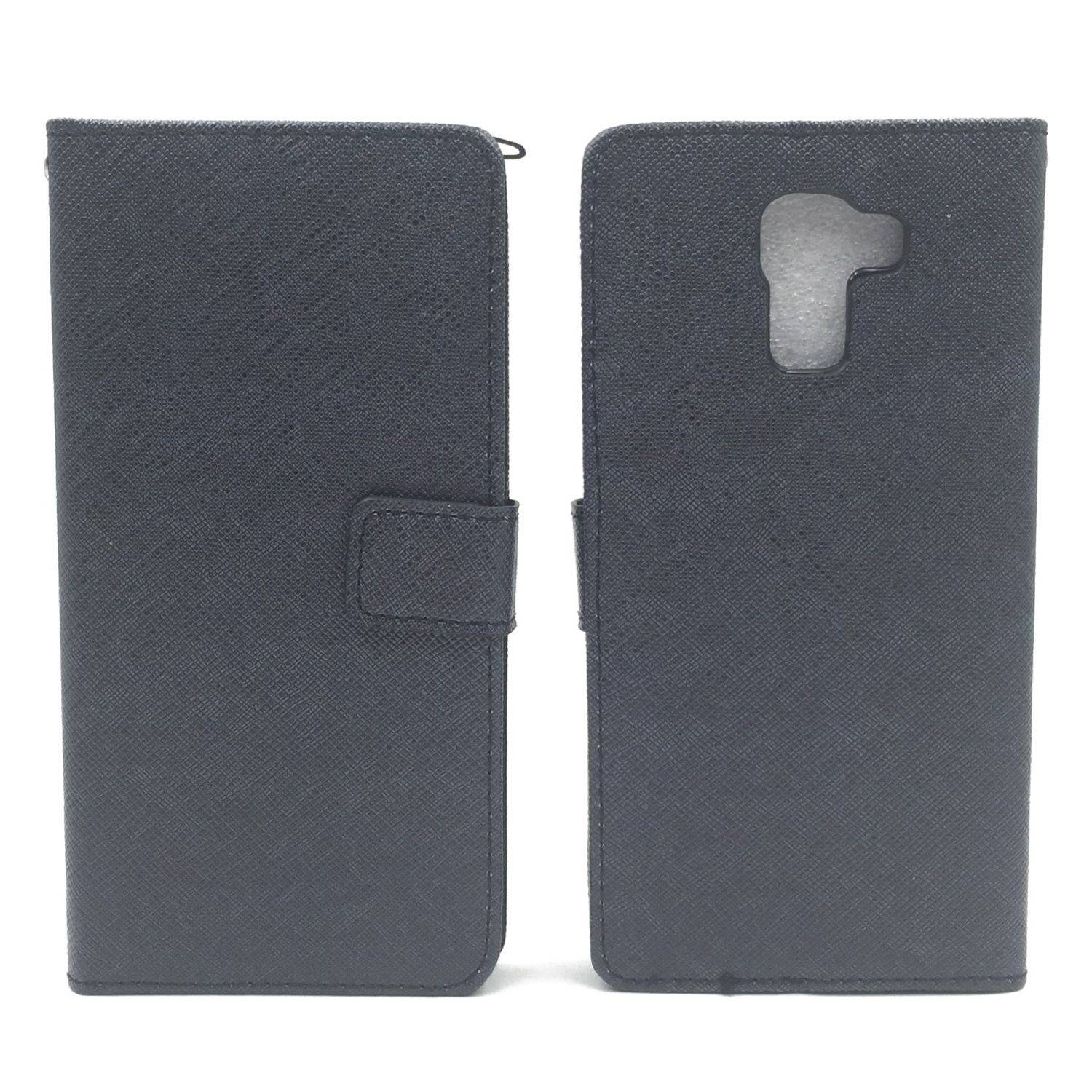Huawei Honor 7 Handyhülle Bookcover Schwarz