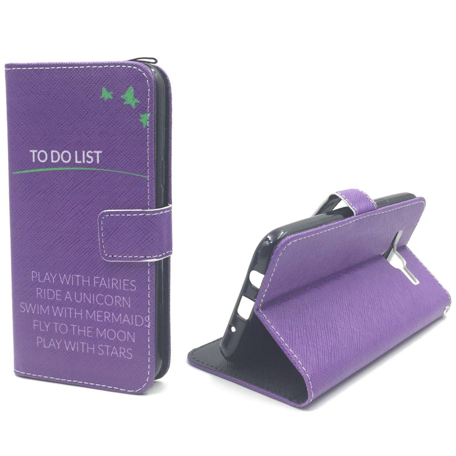 Samsung Galaxy J5 (2015) Handyhülle Bookcover Violett
