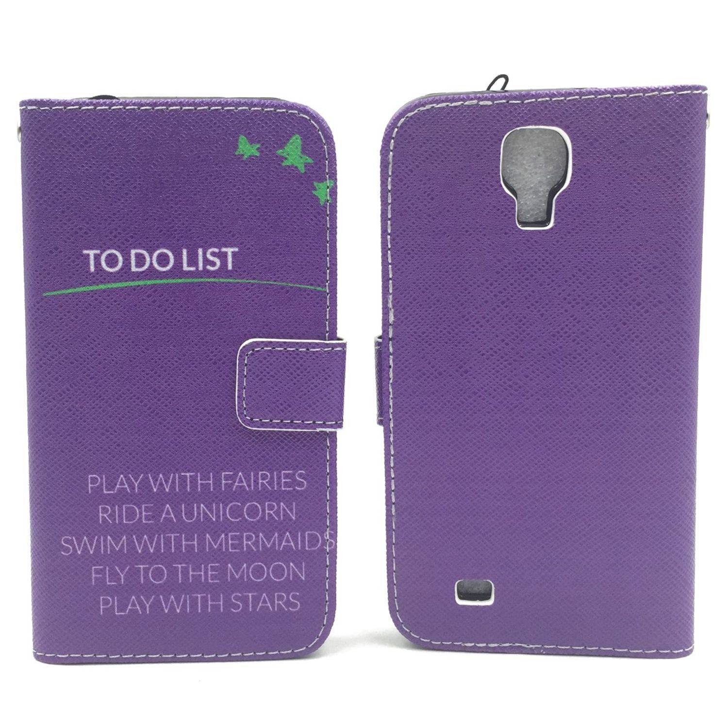Samsung Galaxy S4 Handyhülle Bookcover Violett