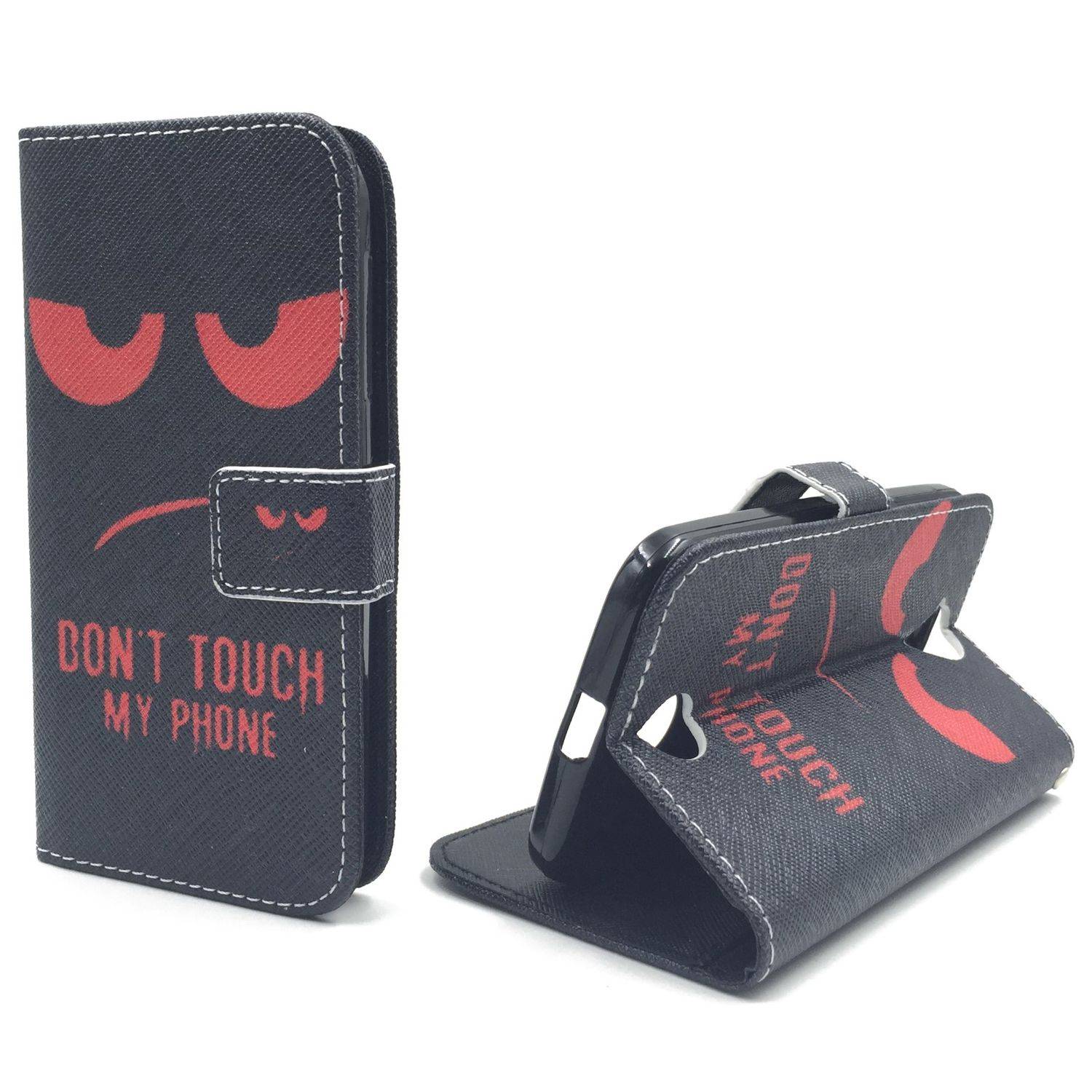 Acer Liquid Z330 Handyhülle Bookcover Schwarz