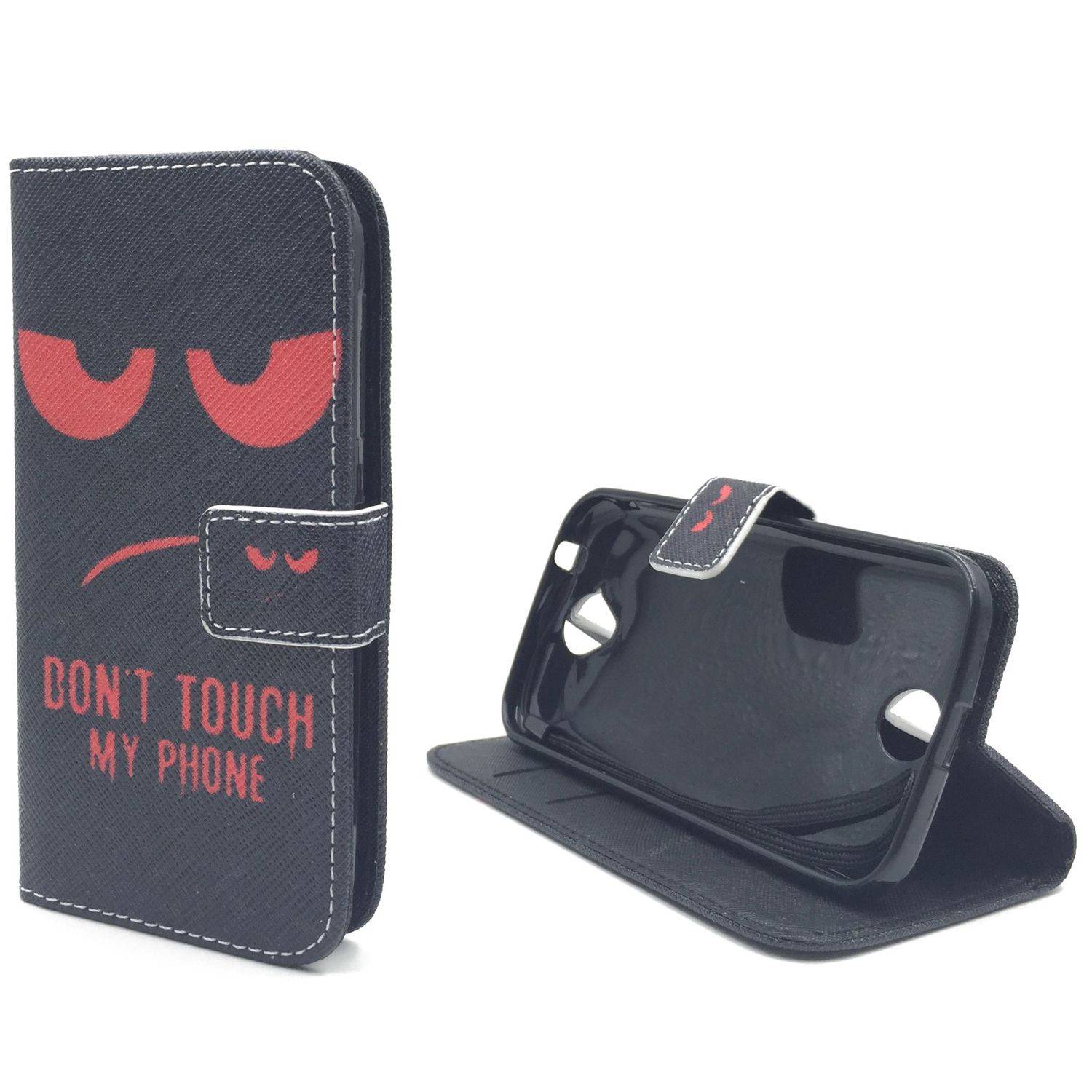 Acer Liquid Z330 Handyhülle Bookcover Schwarz