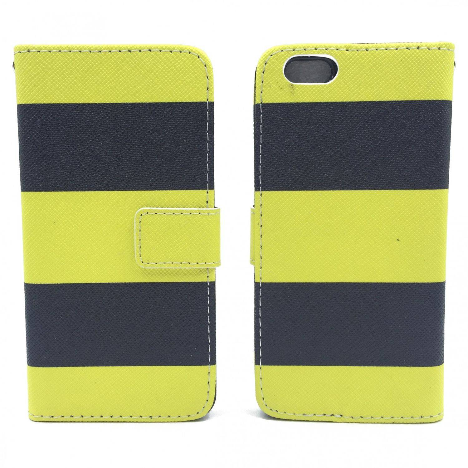 Apple iPhone 6 / 6s Handyhülle Bookcover Gelb