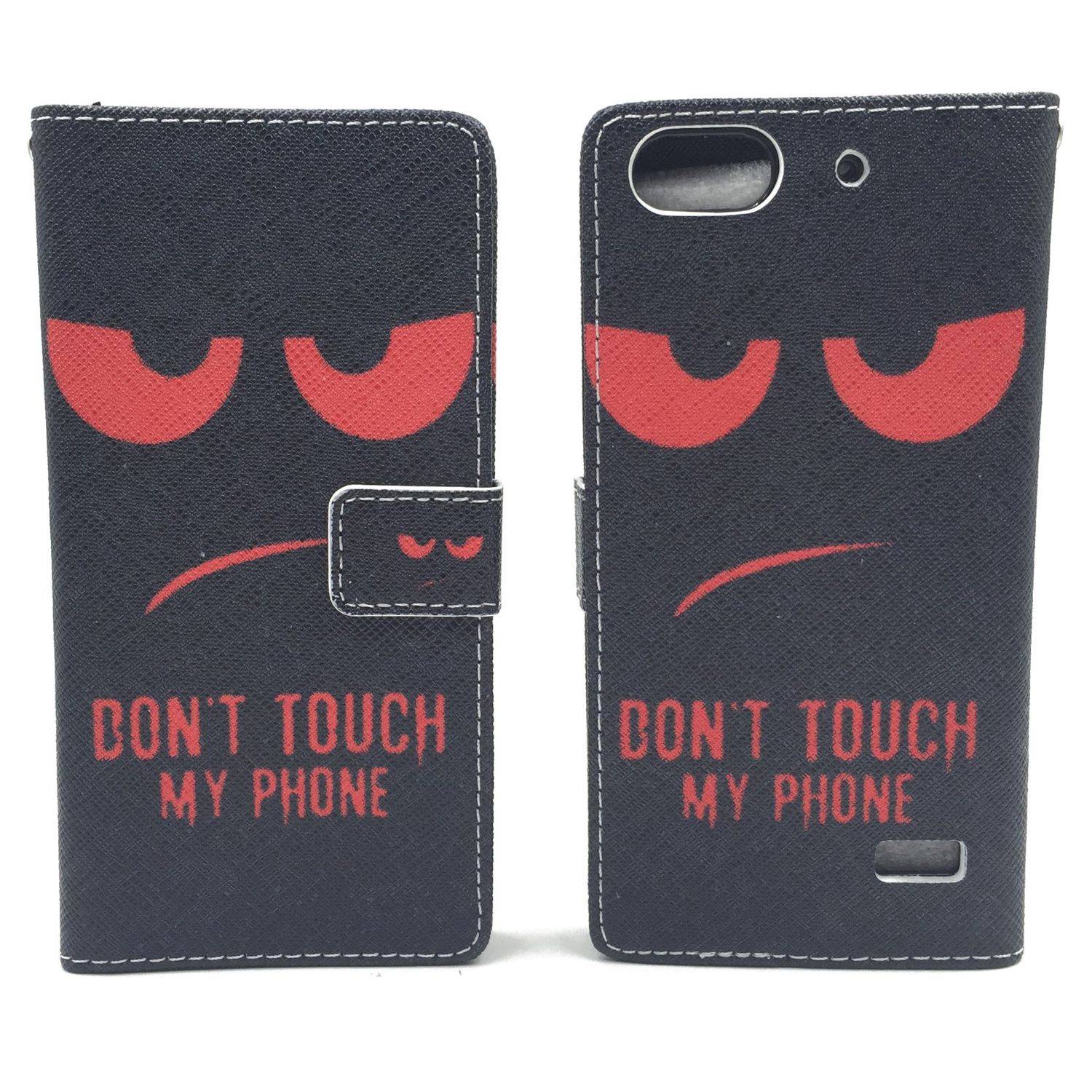 Huawei G Play Mini / Honor 4C Handyhülle Bookcover Schwarz