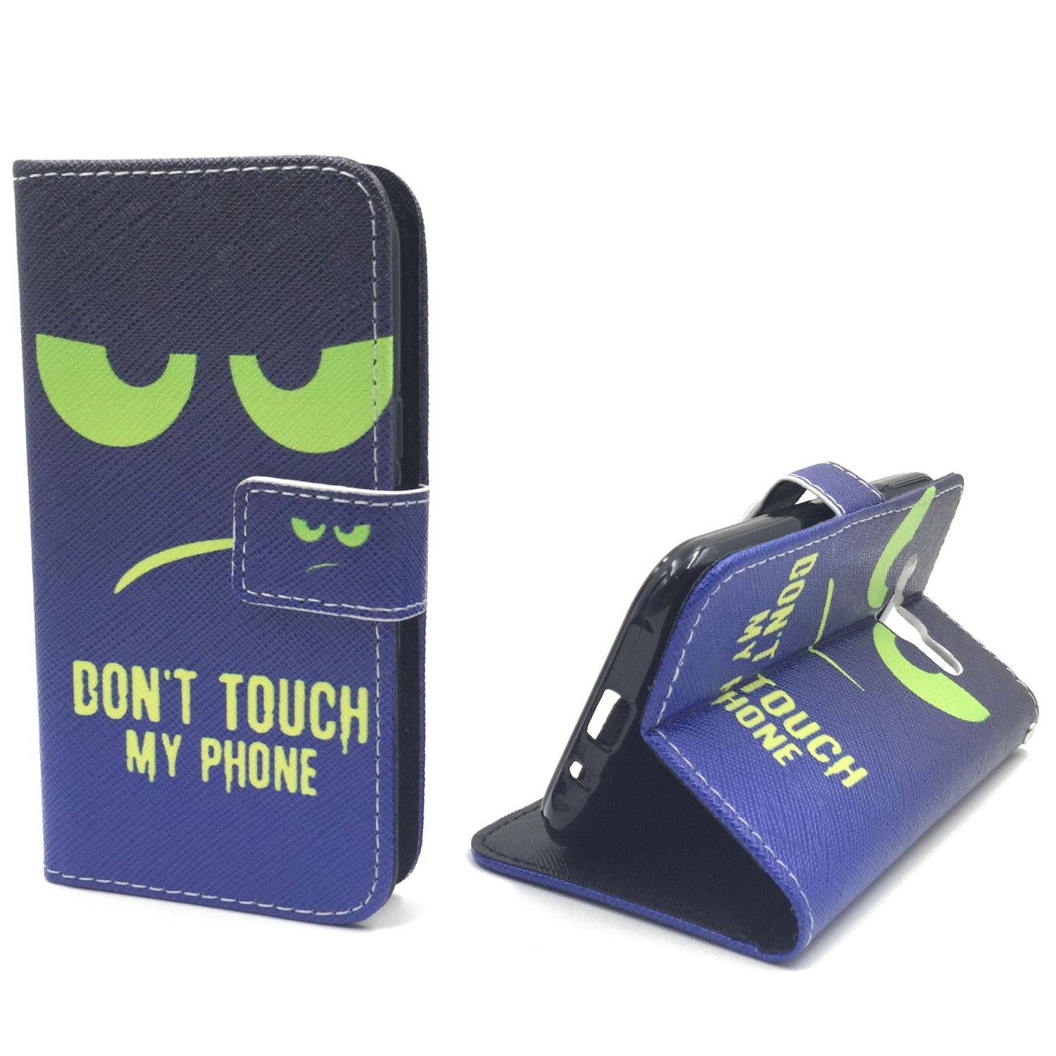 Samsung Galaxy J1 (2015) Handyhülle Bookcover Grün