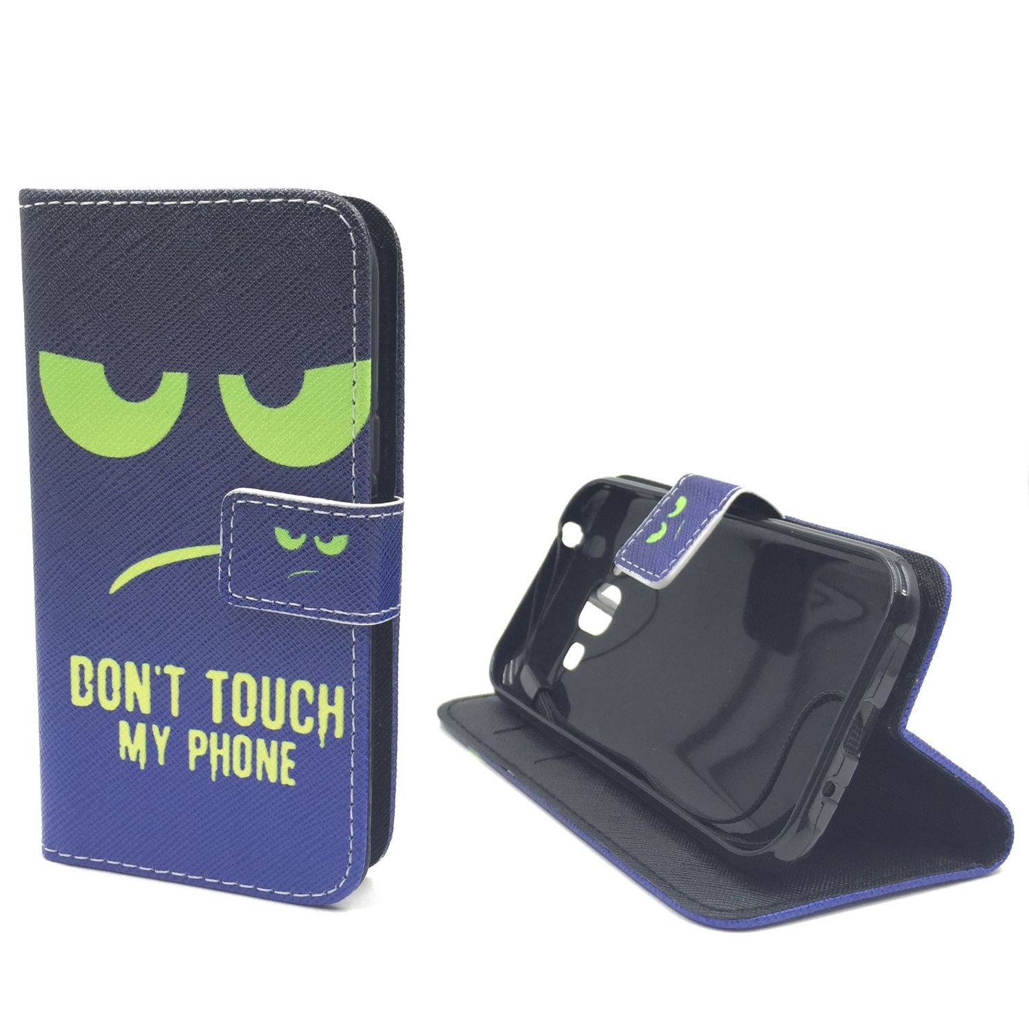 Samsung Galaxy J1 (2015) Handyhülle Bookcover Grün