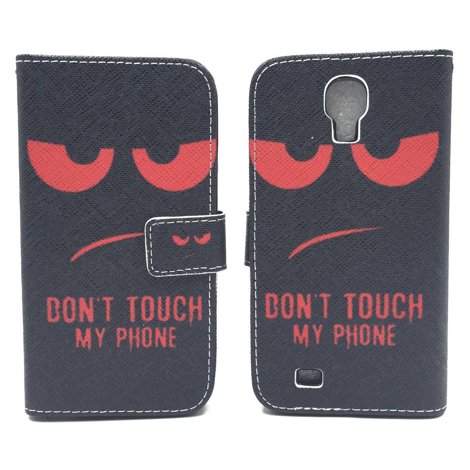 Samsung Galaxy S4 Handyhülle Bookcover Schwarz