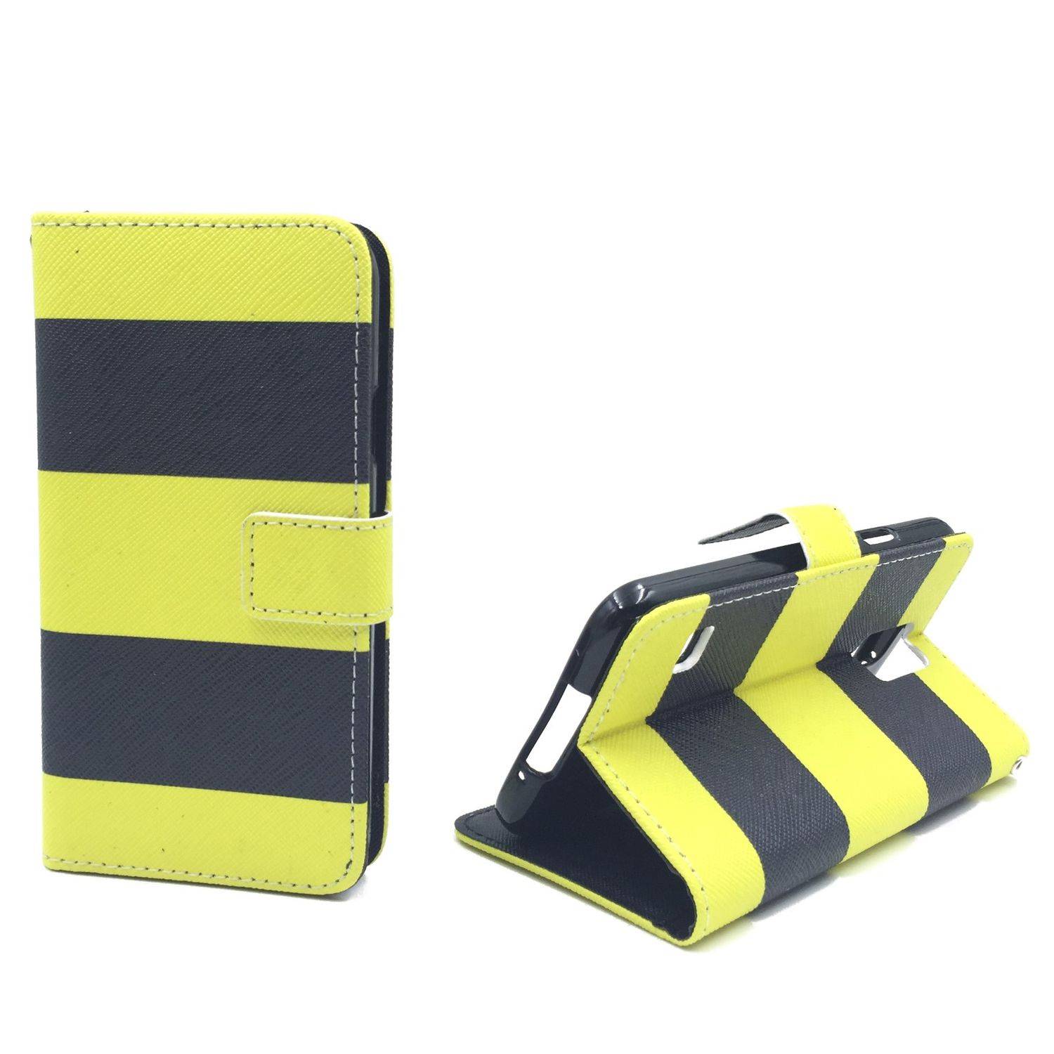 Samsung Galaxy S5 / S5 Neo Handyhülle Bookcover Gelb