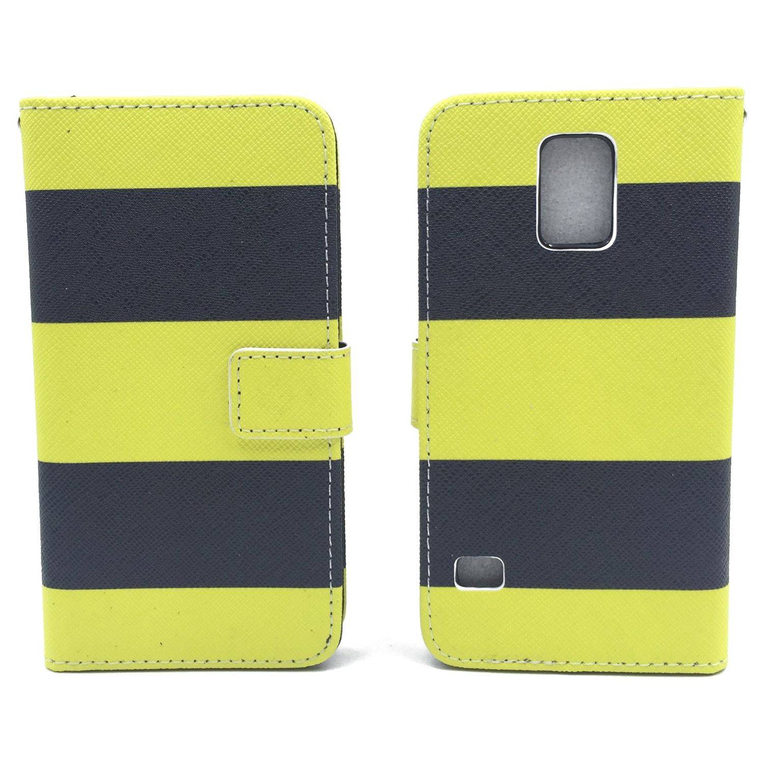 Samsung Galaxy S5 / S5 Neo Handyhülle Bookcover Gelb