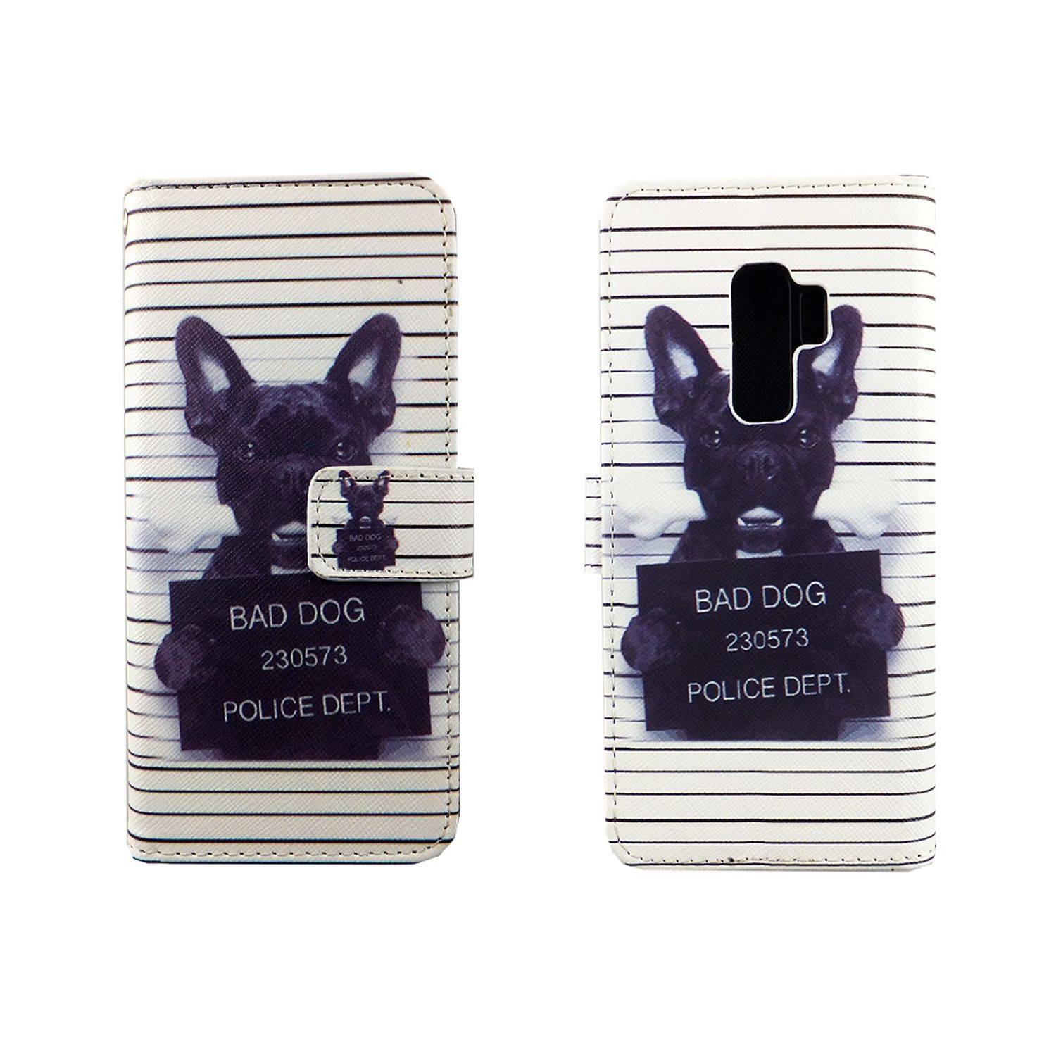Samsung Galaxy S9 Plus Handyhülle Bookcover Weiß