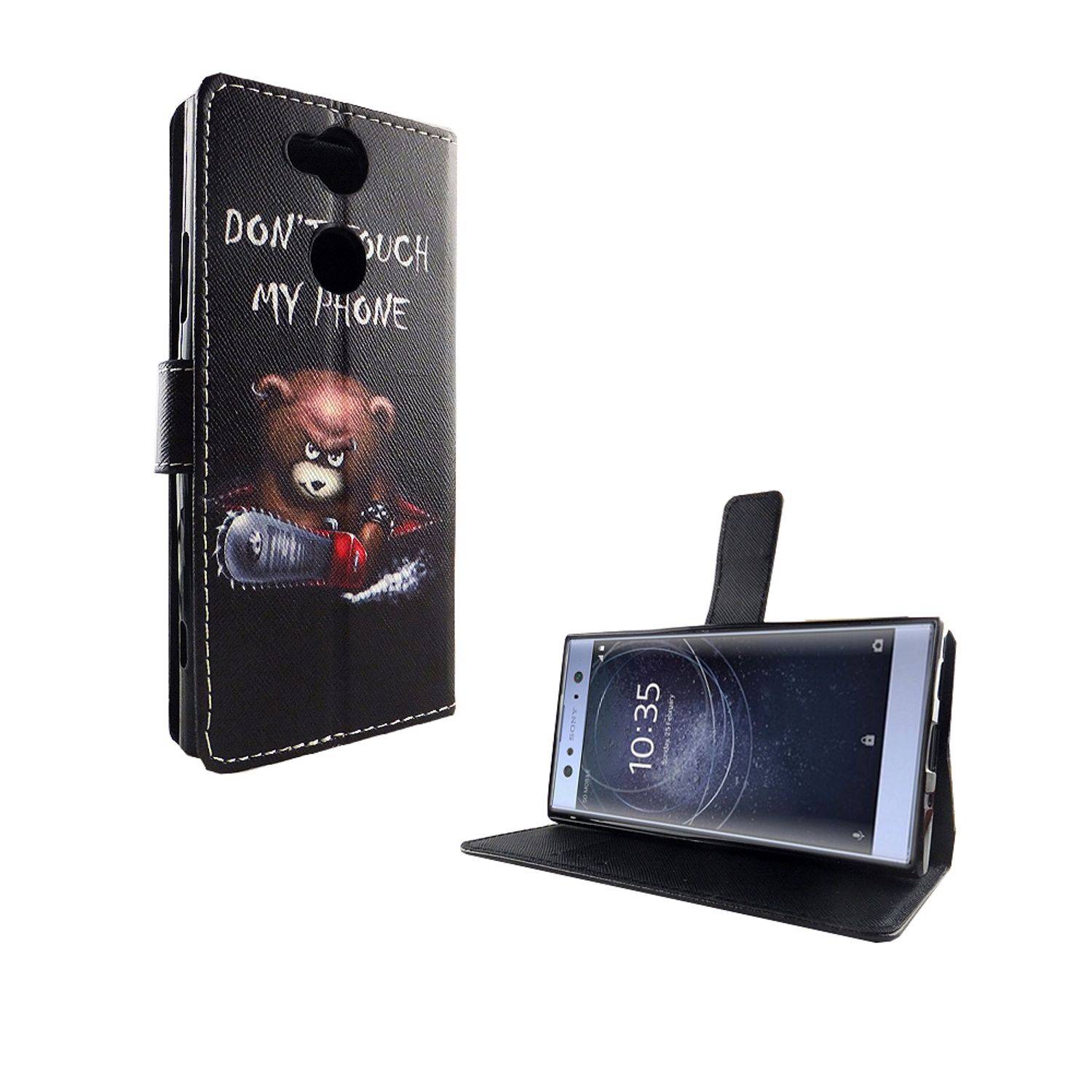 Sony Xperia XA2 Handyhülle Bookcover Schwarz