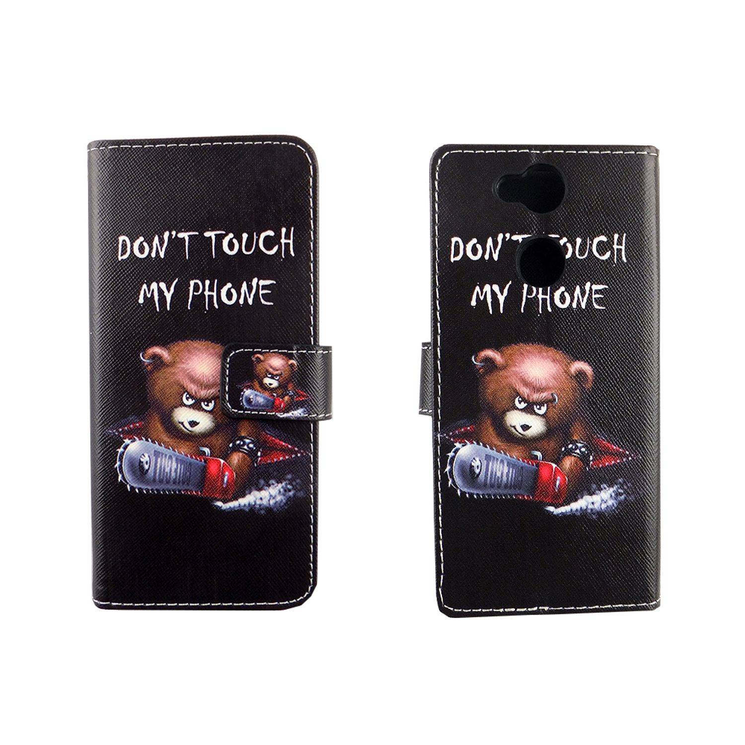 Sony Xperia XA2 Handyhülle Bookcover Schwarz
