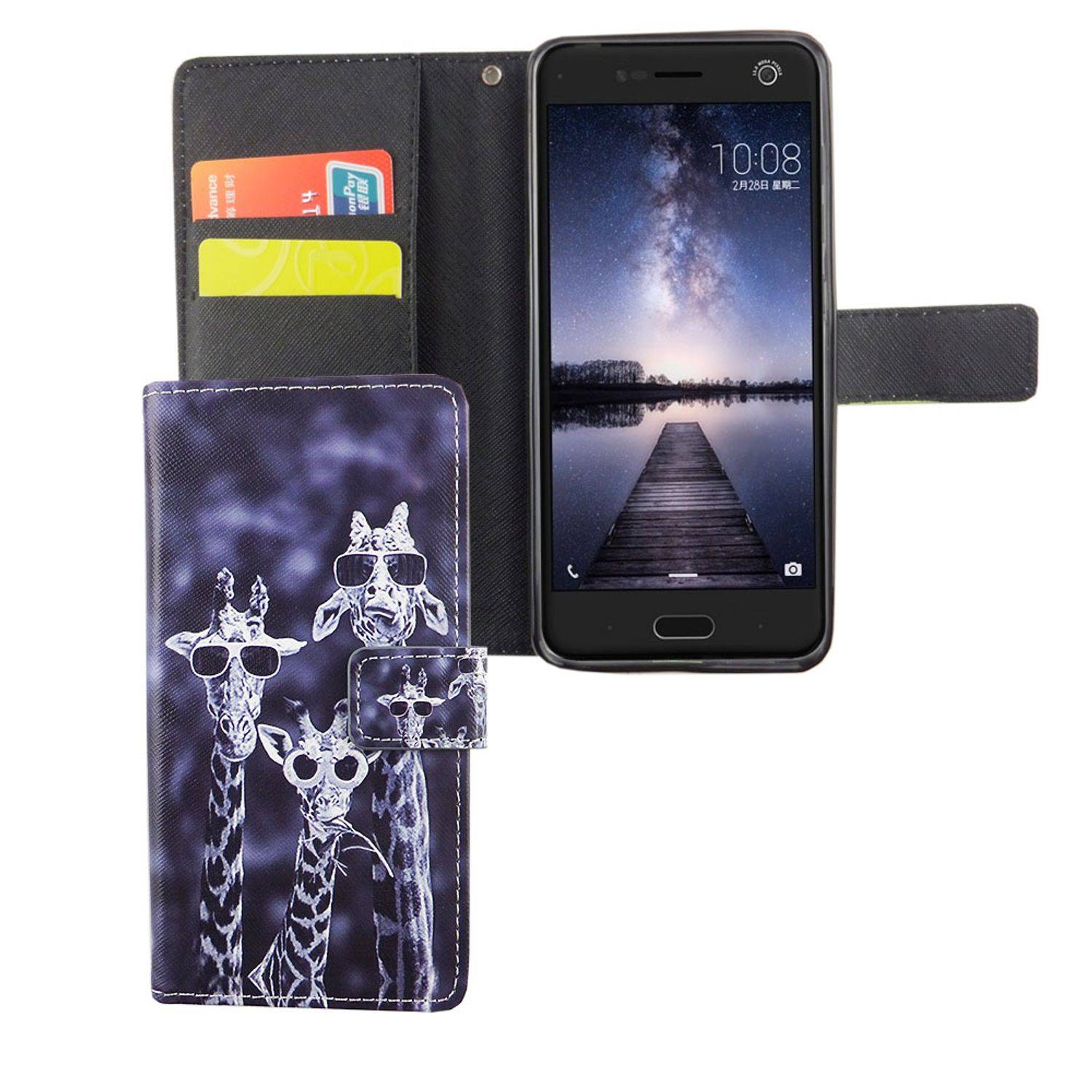 ZTE Blade V8 Handyhülle Bookcover Mehrfarbig
