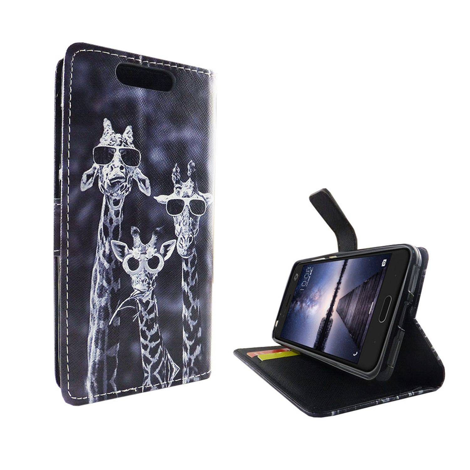 ZTE Blade V8 Handyhülle Bookcover Mehrfarbig