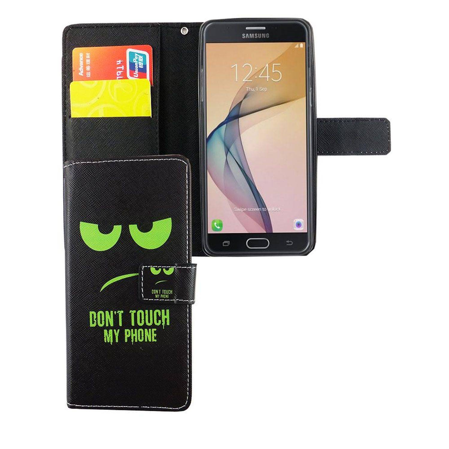 Samsung Galaxy J5 Prime Handyhülle Bookcover Grün