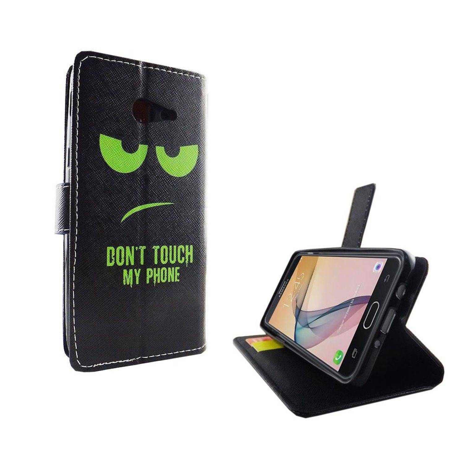 Samsung Galaxy J5 Prime Handyhülle Bookcover Grün