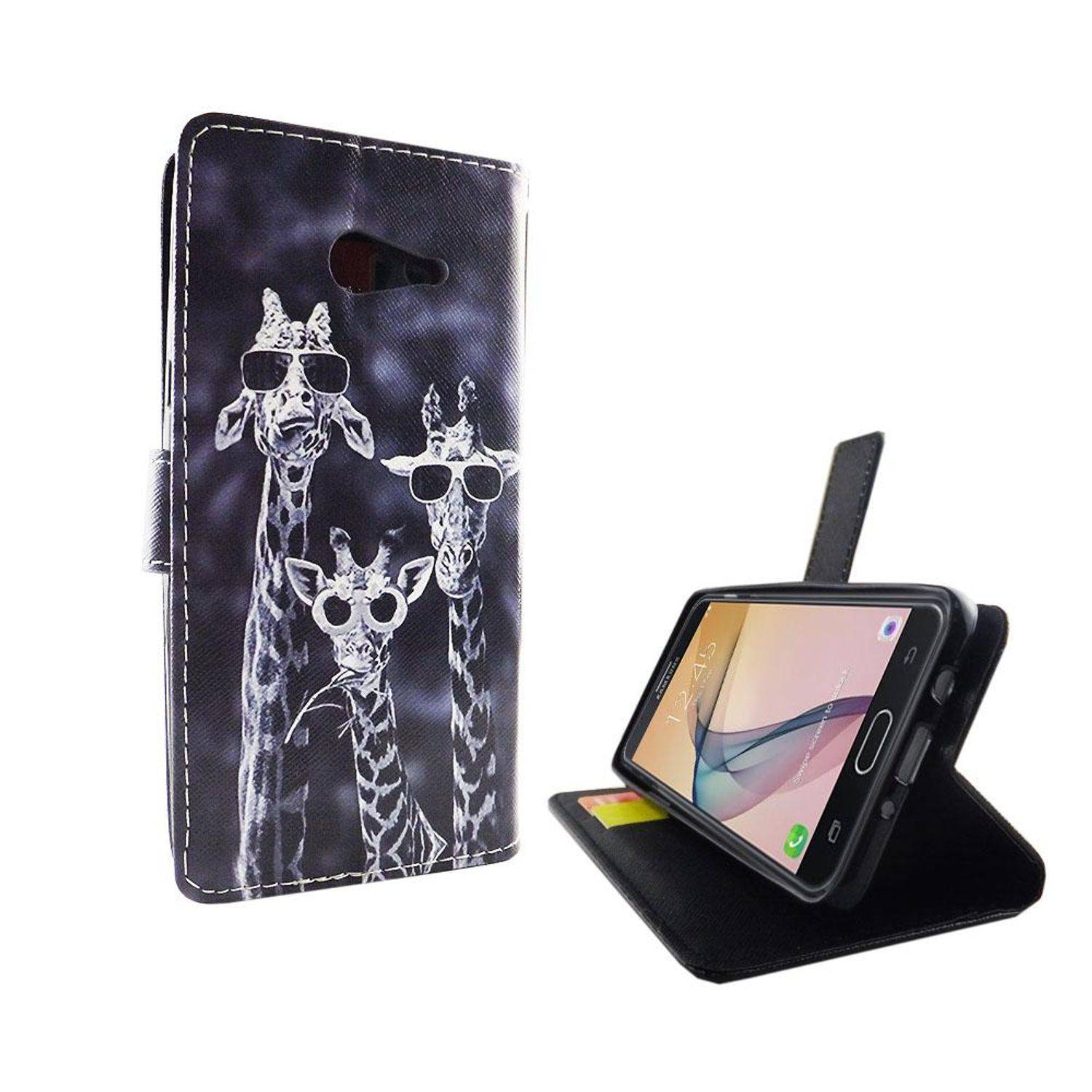 Samsung Galaxy J5 Prime Handyhülle Bookcover Mehrfarbig