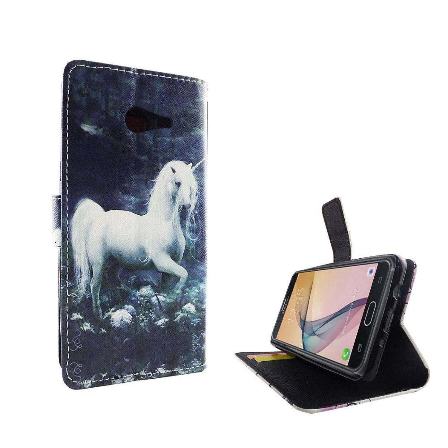 Samsung Galaxy J5 Prime Handyhülle Bookcover Grün
