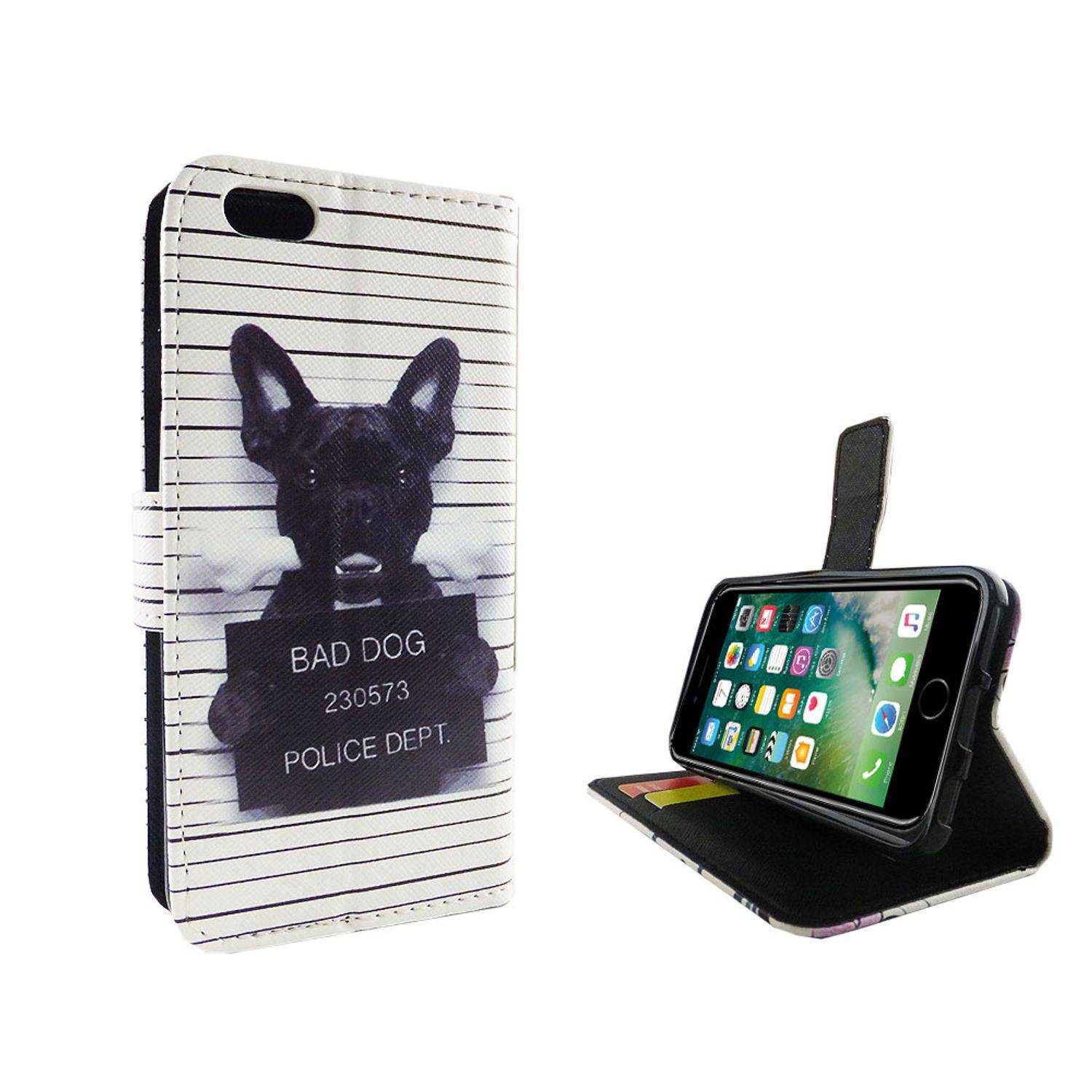 Apple iPhone 6 / 6s Handyhülle Bookcover Weiß