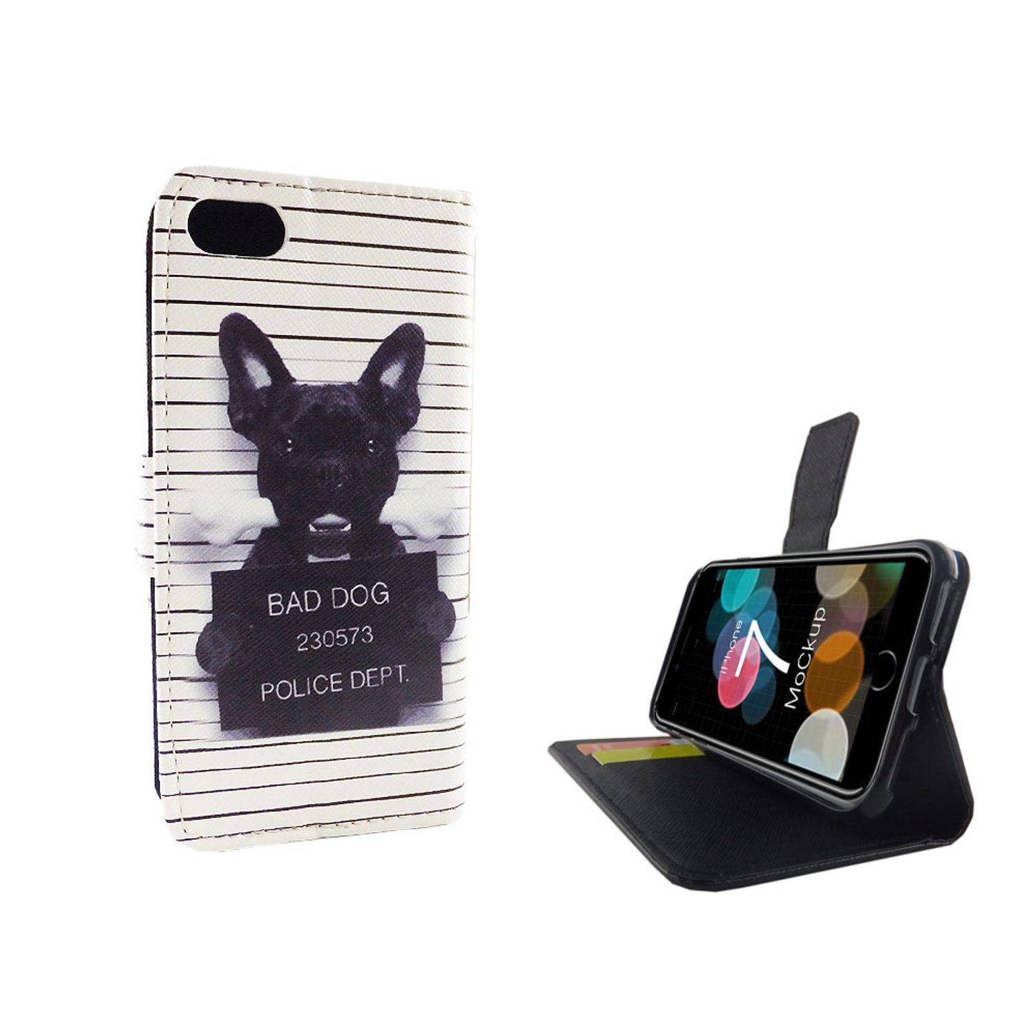 Apple iPhone 7 Handyhülle Bookcover Weiß