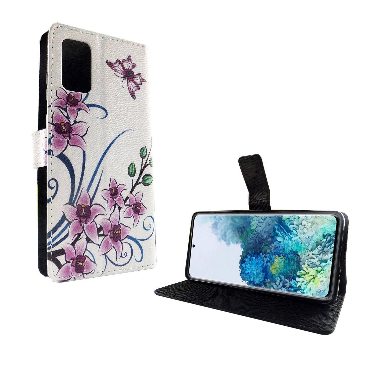 Samsung Galaxy S20 Plus Handyhülle Bookcover Weiß